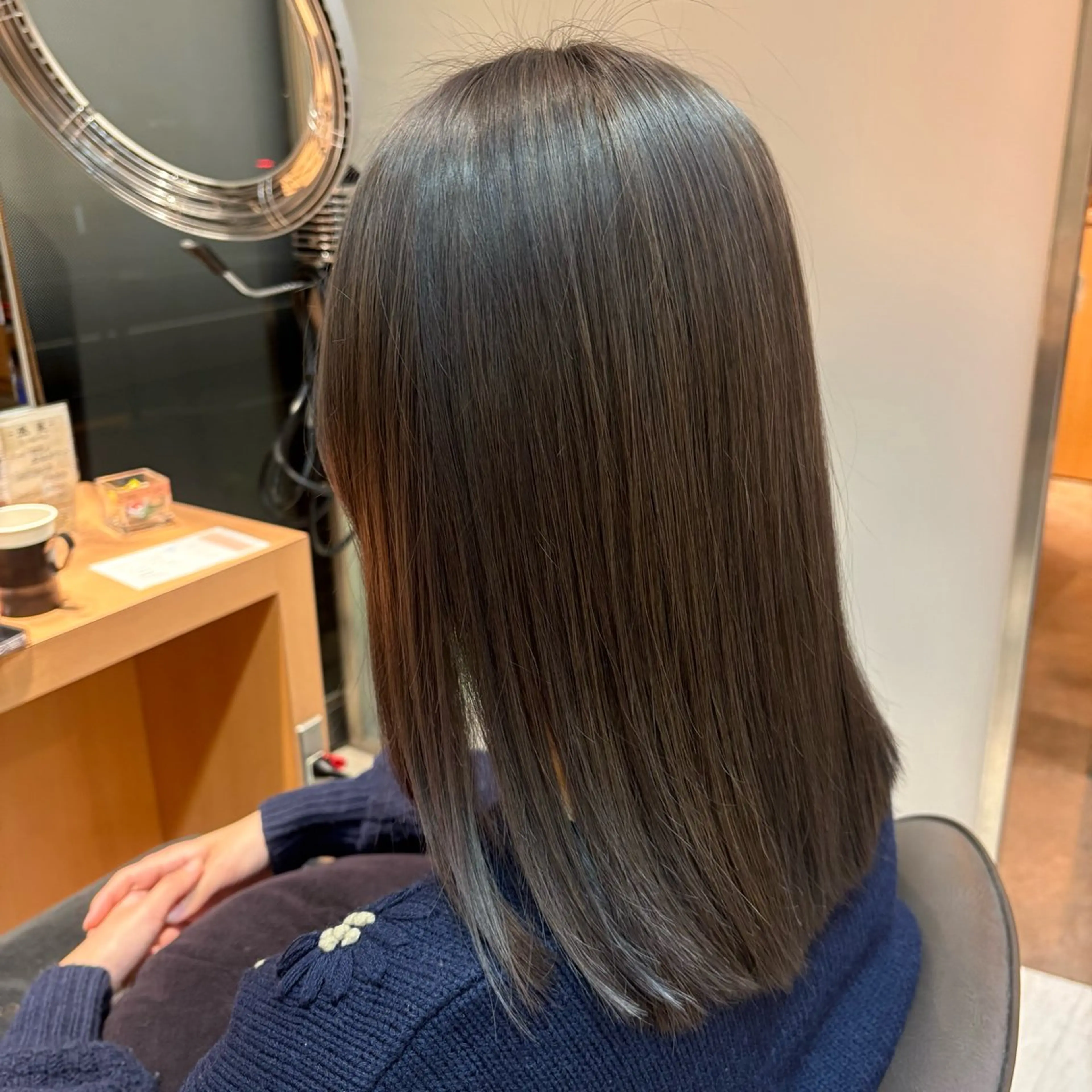 セミロング カラー ブリーチ 透明感カラー Kalon  Tokyo 高円寺店所属・JINNO 【高円寺】のヘアスタイル