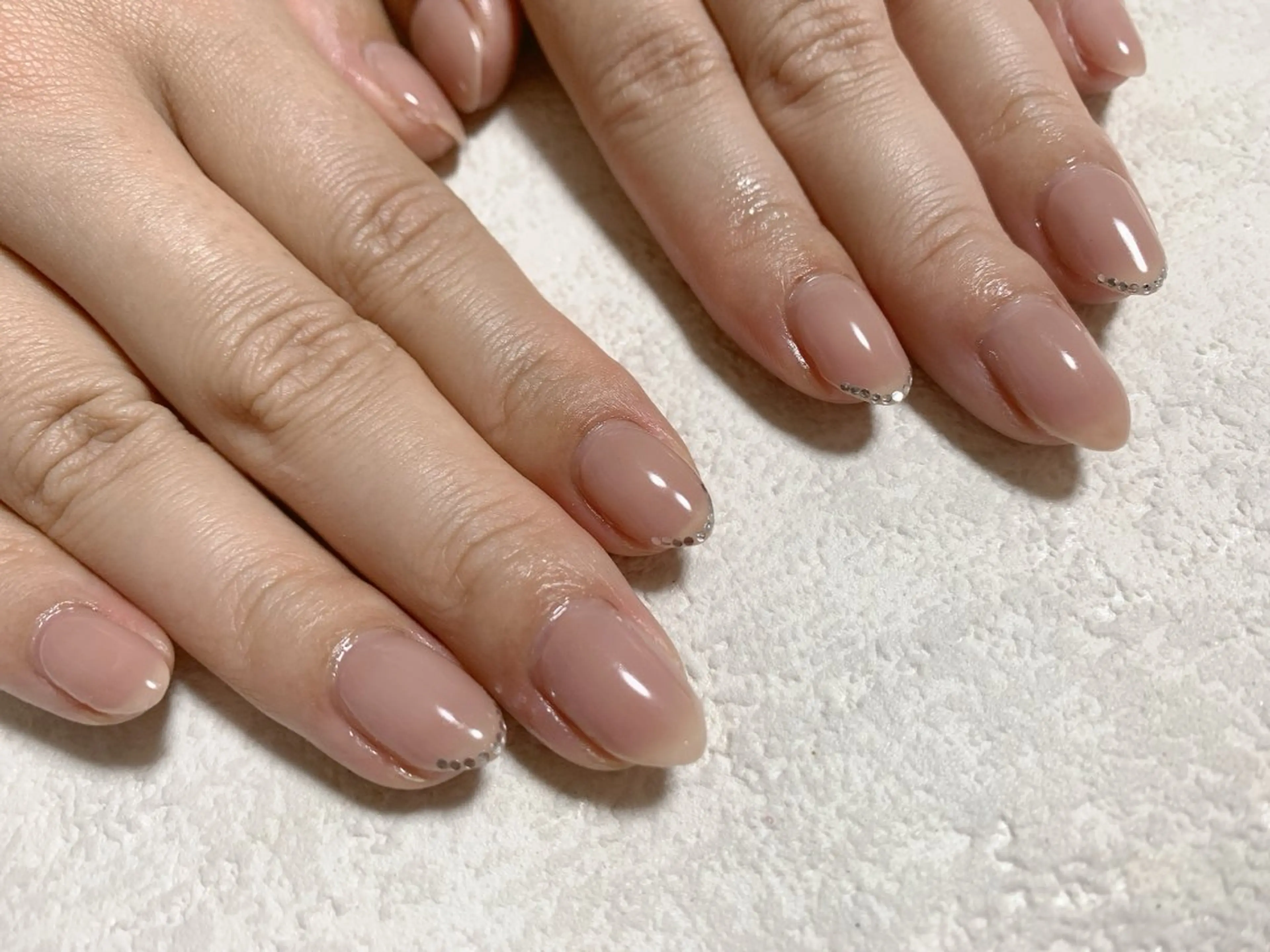 ネイル ジェルネイル メンズネイル ワンカラーネイル パラジェル シンプルネイル kiki nail たまプラーザのネイルデザイン