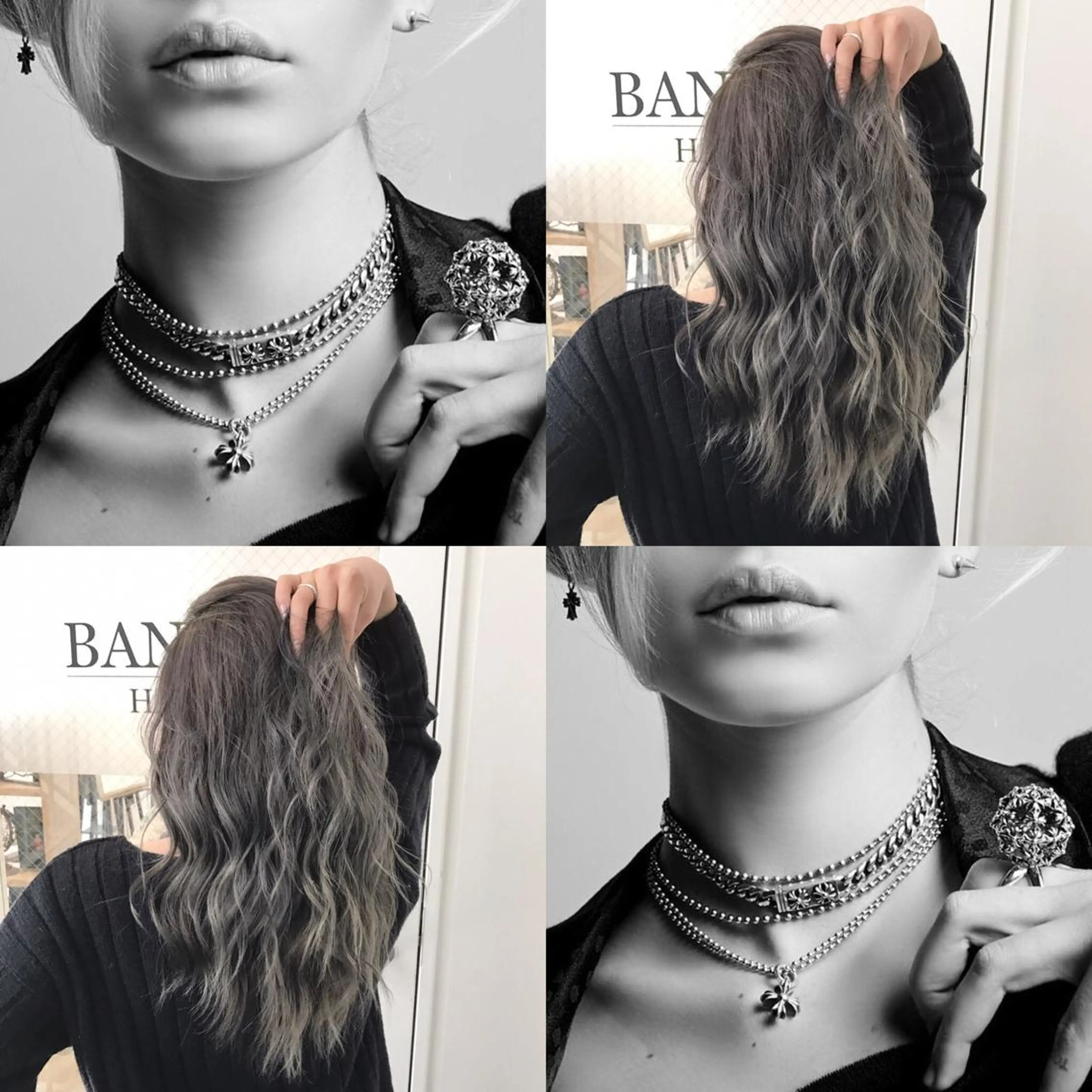 セミロング カラー ヘアアレンジ ヘアカラー トリートメント 縮毛矯正 髪質改善寺坂雄飛💐のヘアスタイル