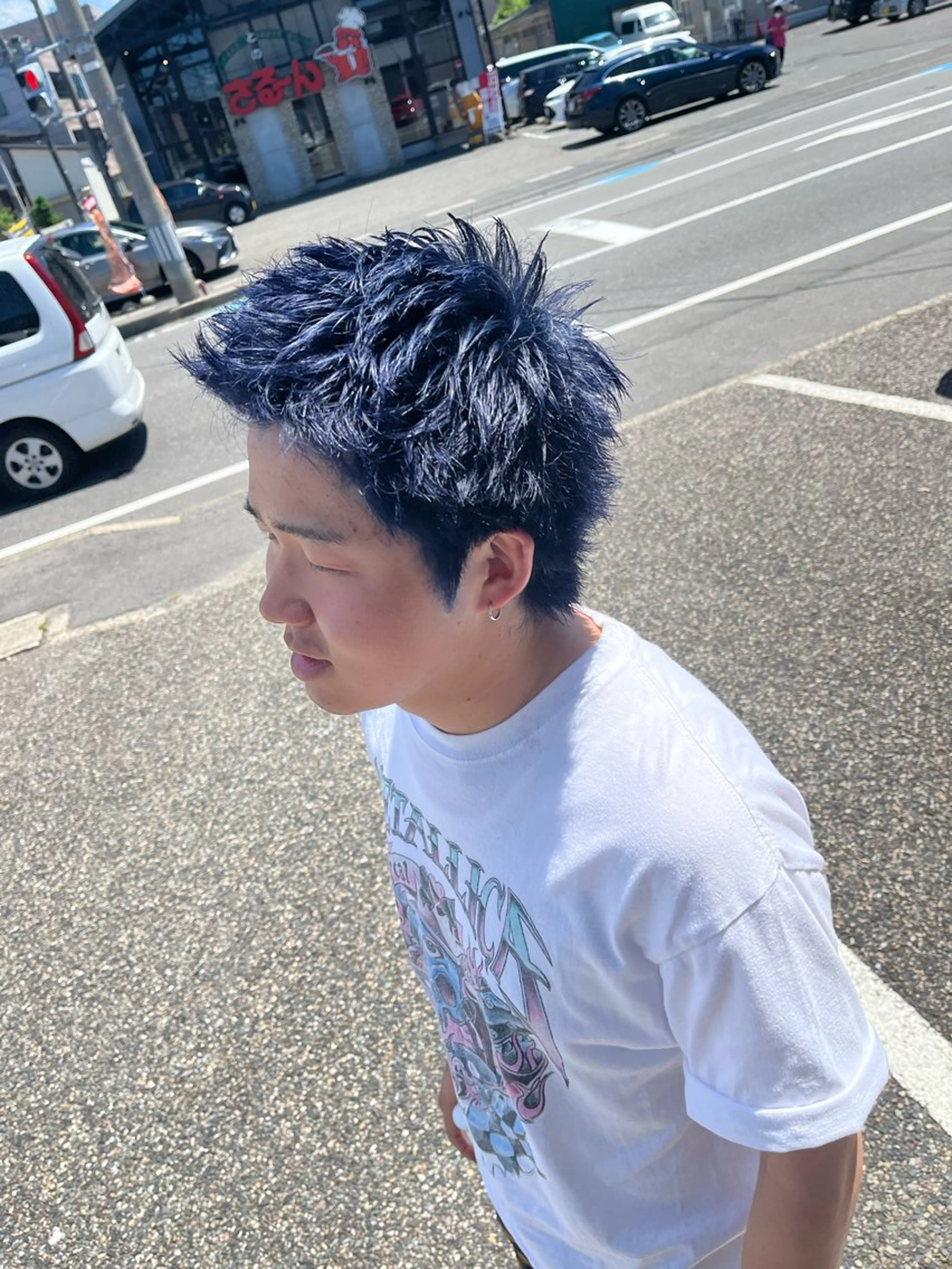 カット+ダブルカラーの写真