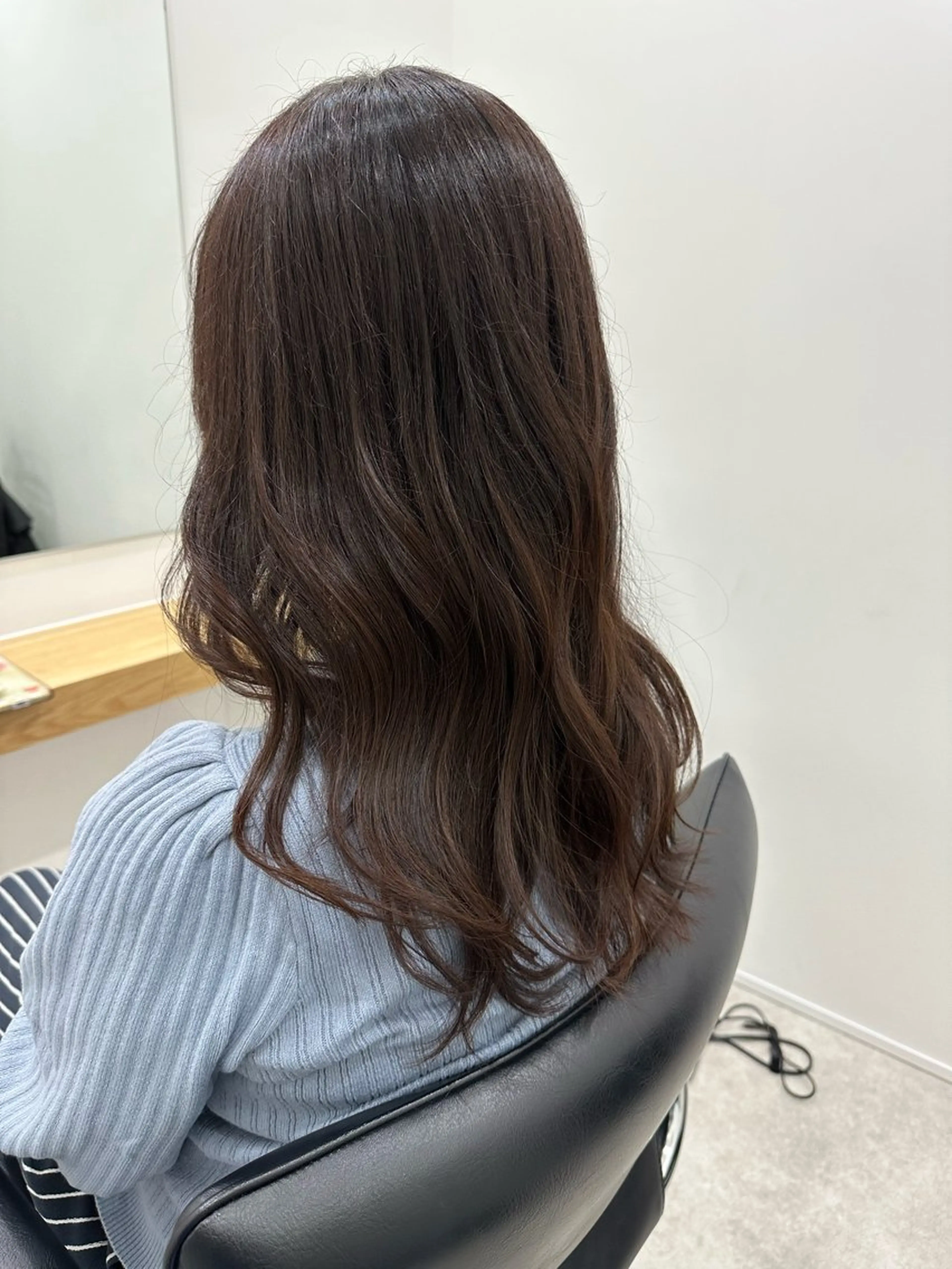 セミロング カラー カット ヘアカラー トリートメント レイヤー/ナチュラル 💐nao.のヘアスタイル