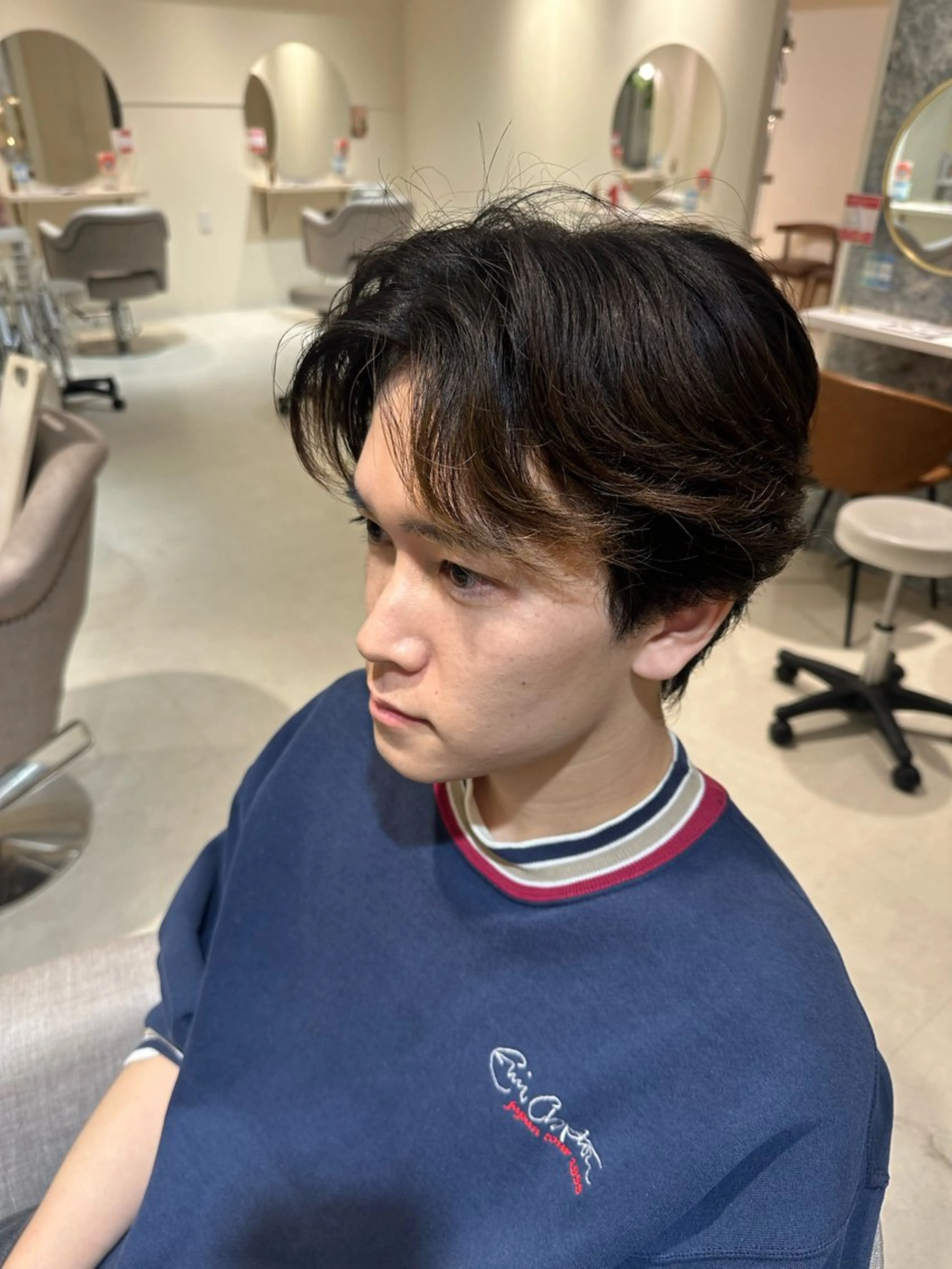 ショート パーマ ニュアンスパーマ CreBiA あきとのヘアスタイル