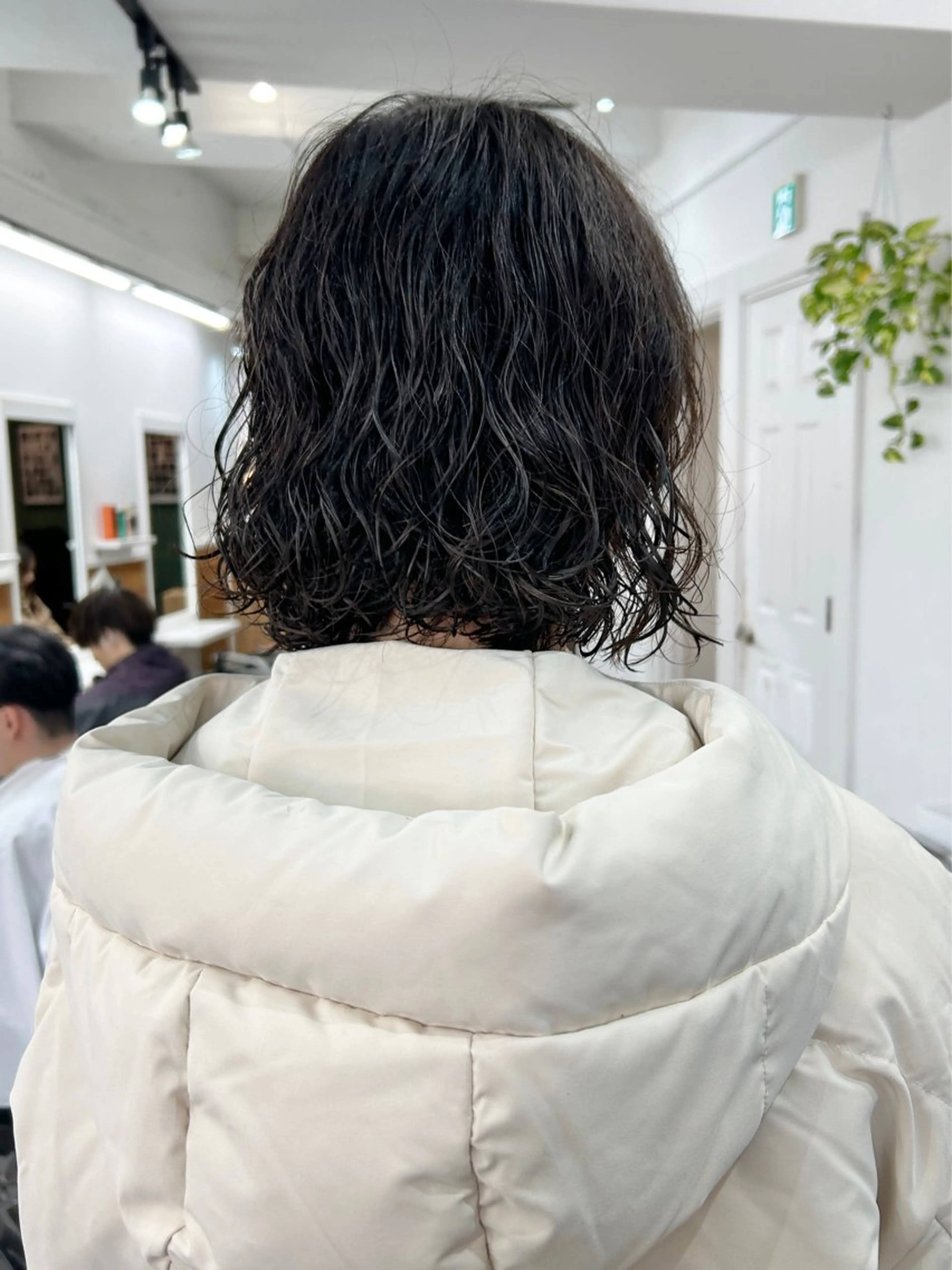 ミディアム パーマ カット パーマ トリートメント レイヤーボブ/ 艶カラー/サナ🌼のヘアスタイル