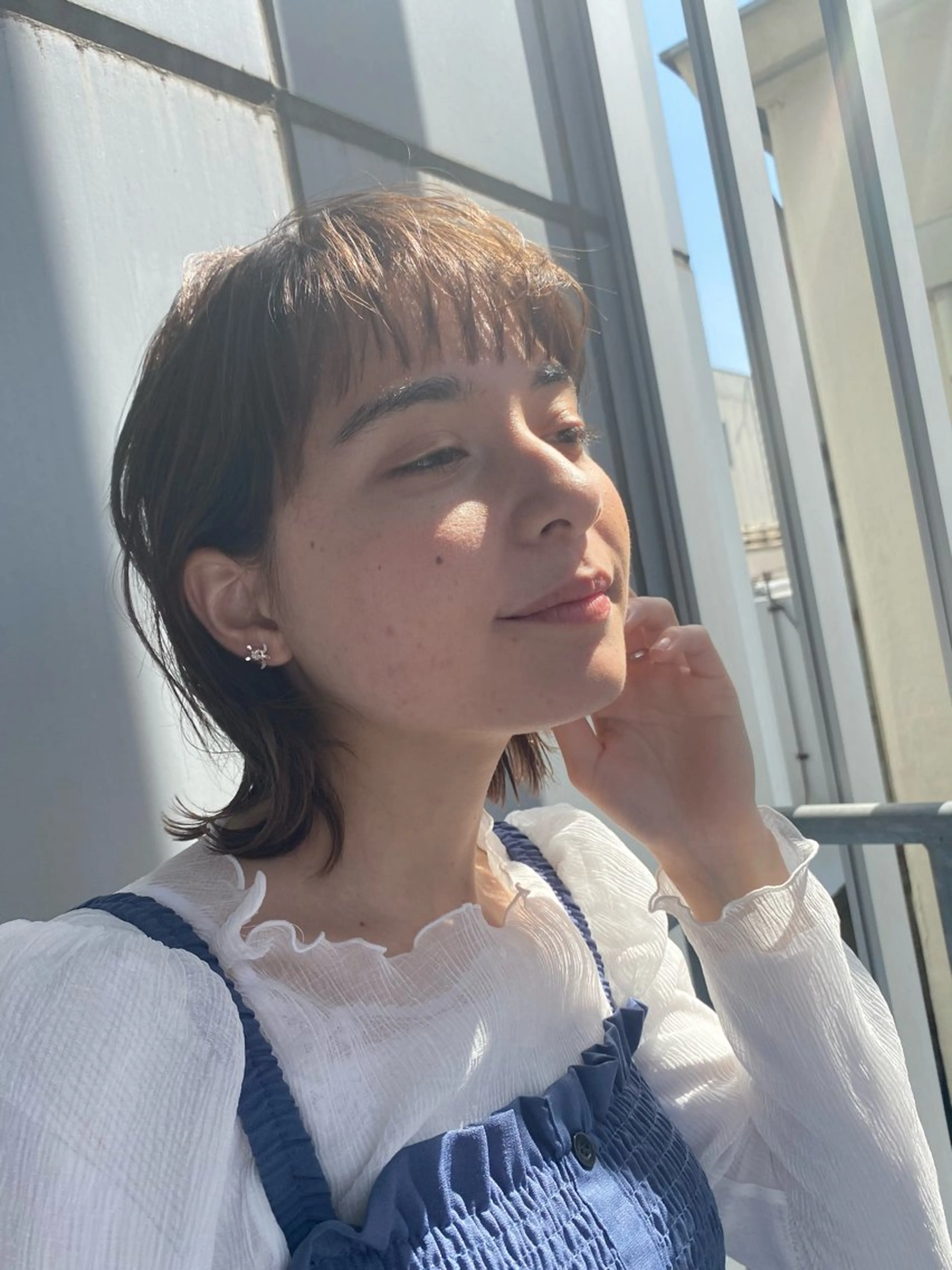 ブリーチなしダブルカラーの写真