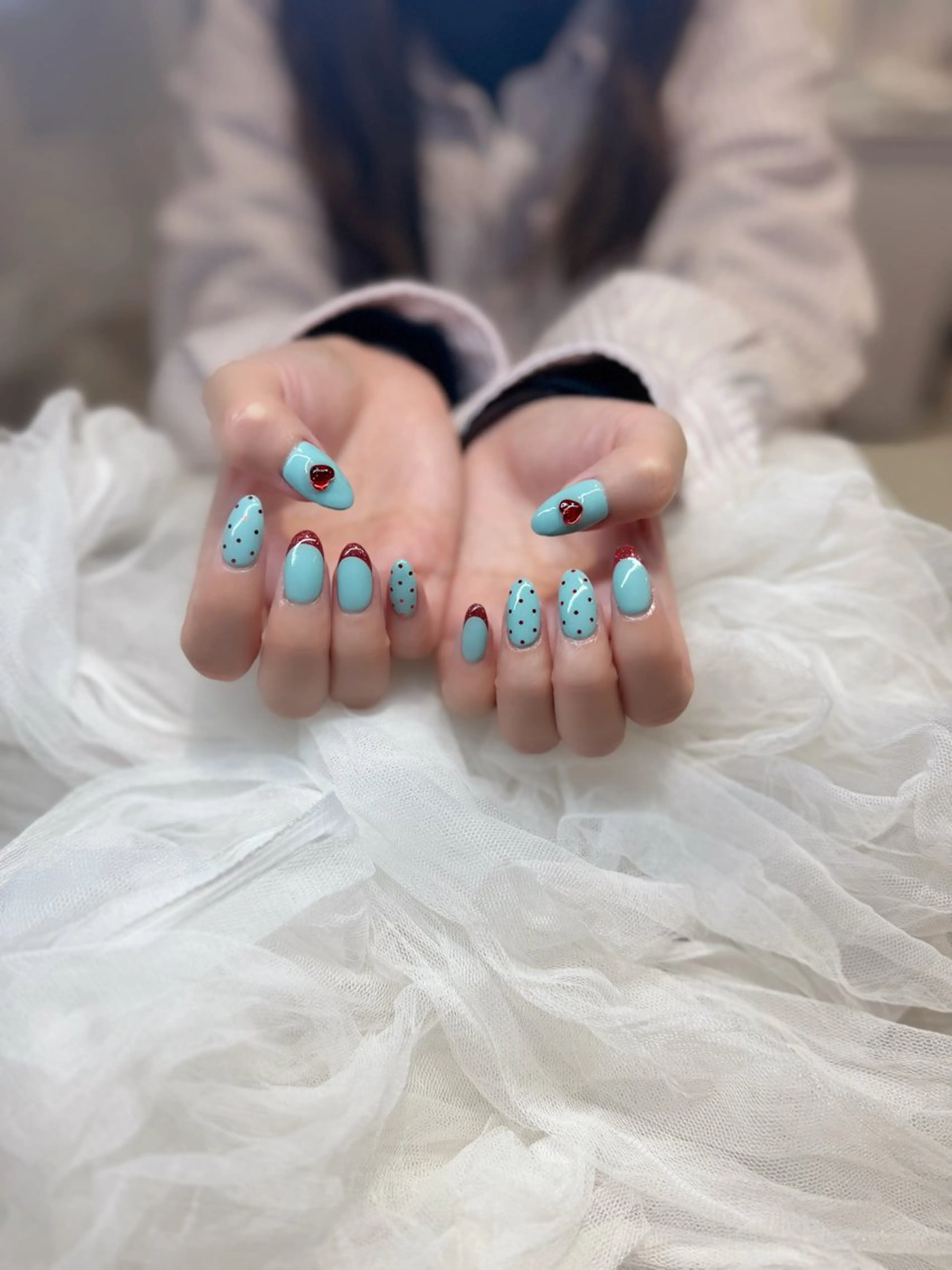 ネイル ハンドネイル 新井 ひなののネイルデザイン