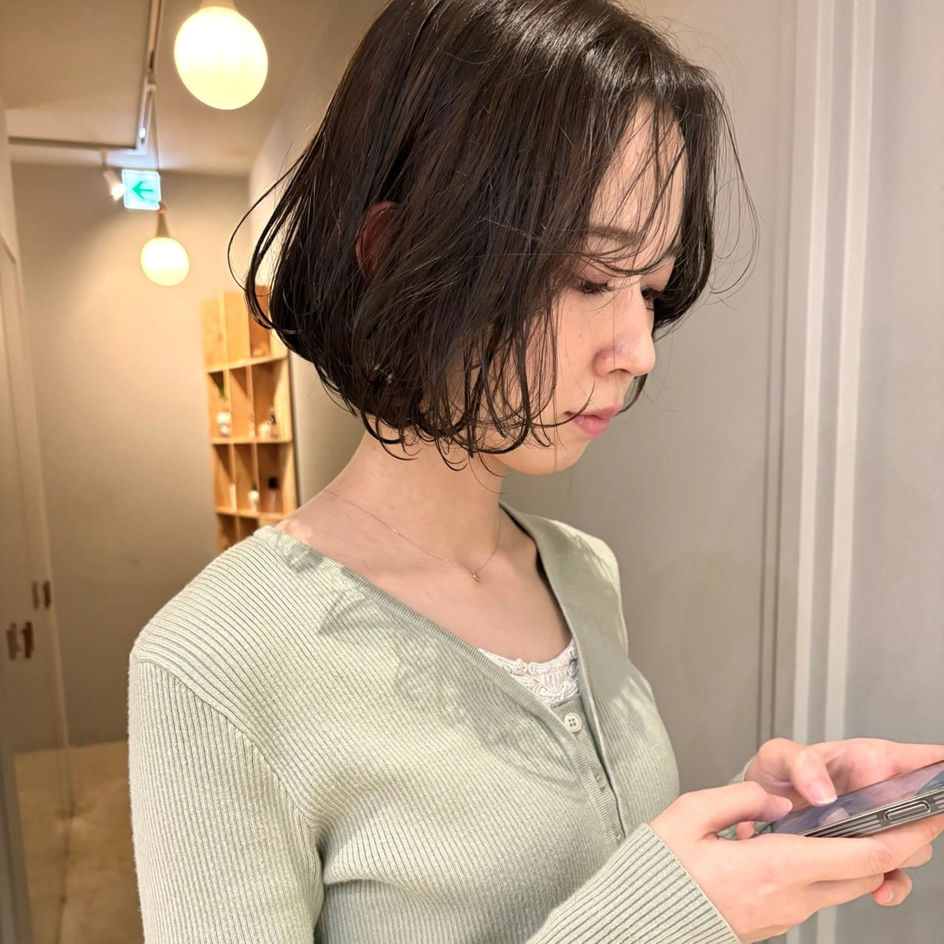 ショート カット パーマ トリートメント ショート/ボブ /パーマ🌿柏原良亮のヘアスタイル