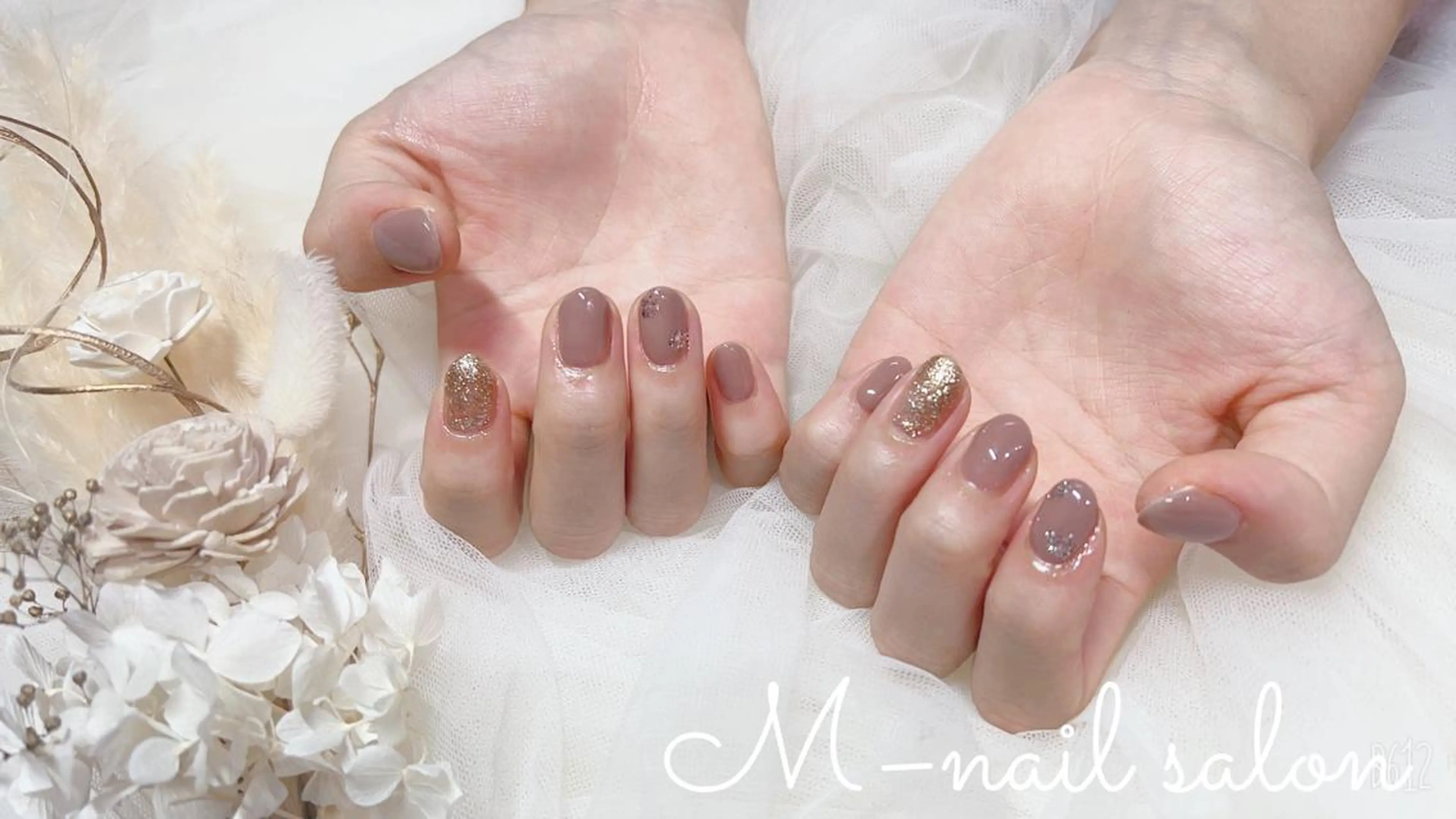 ネイル シンプルネイル M_ nail salonのネイルデザイン