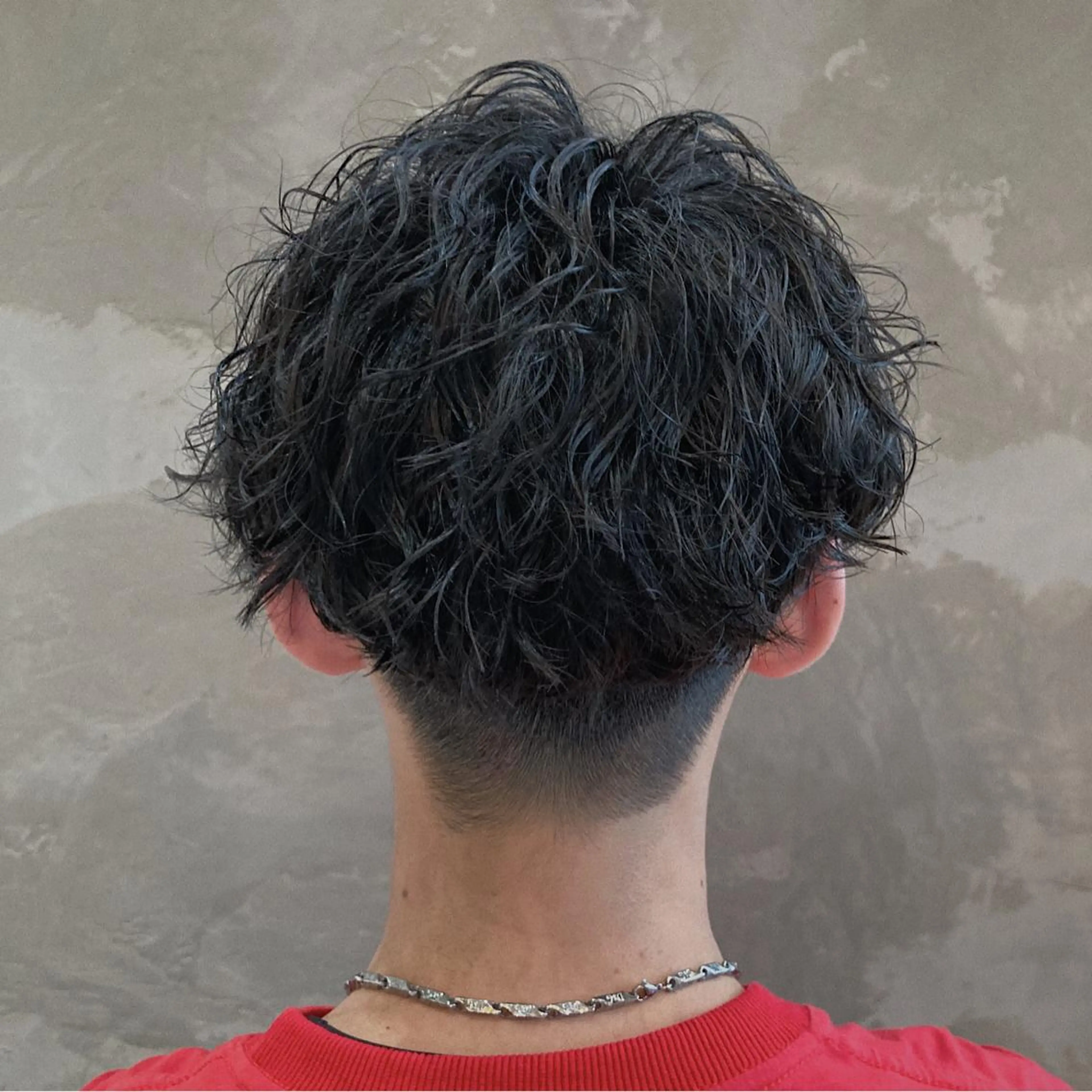 ショート パーマ メンズ センターパート fifth JINGUMAE所属・波巻きスパイラルパー マ/シャドウパーマ駿のヘアスタイル