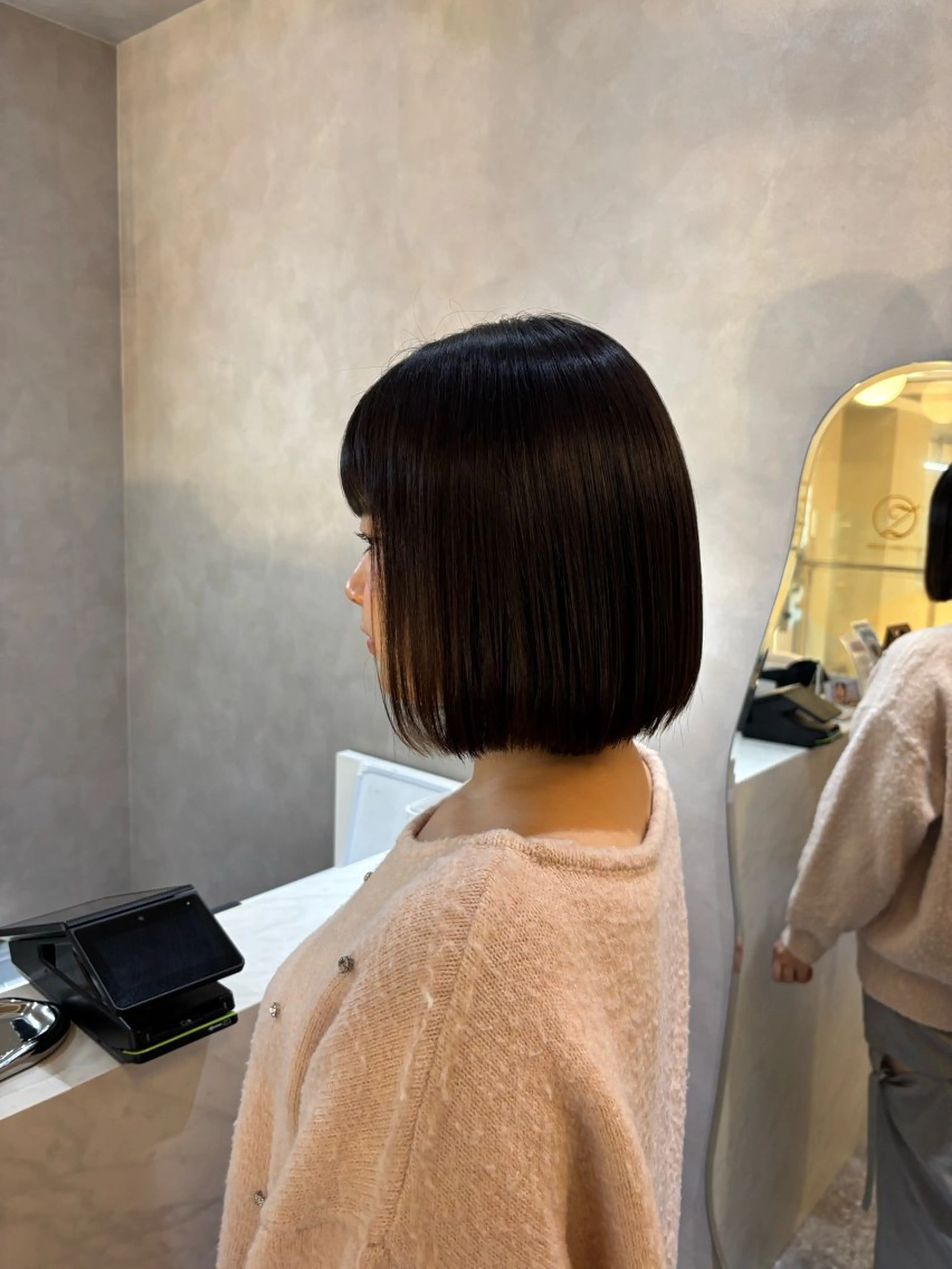 縮毛矯正 zina karin୨୧˙˳⋆のヘアスタイル