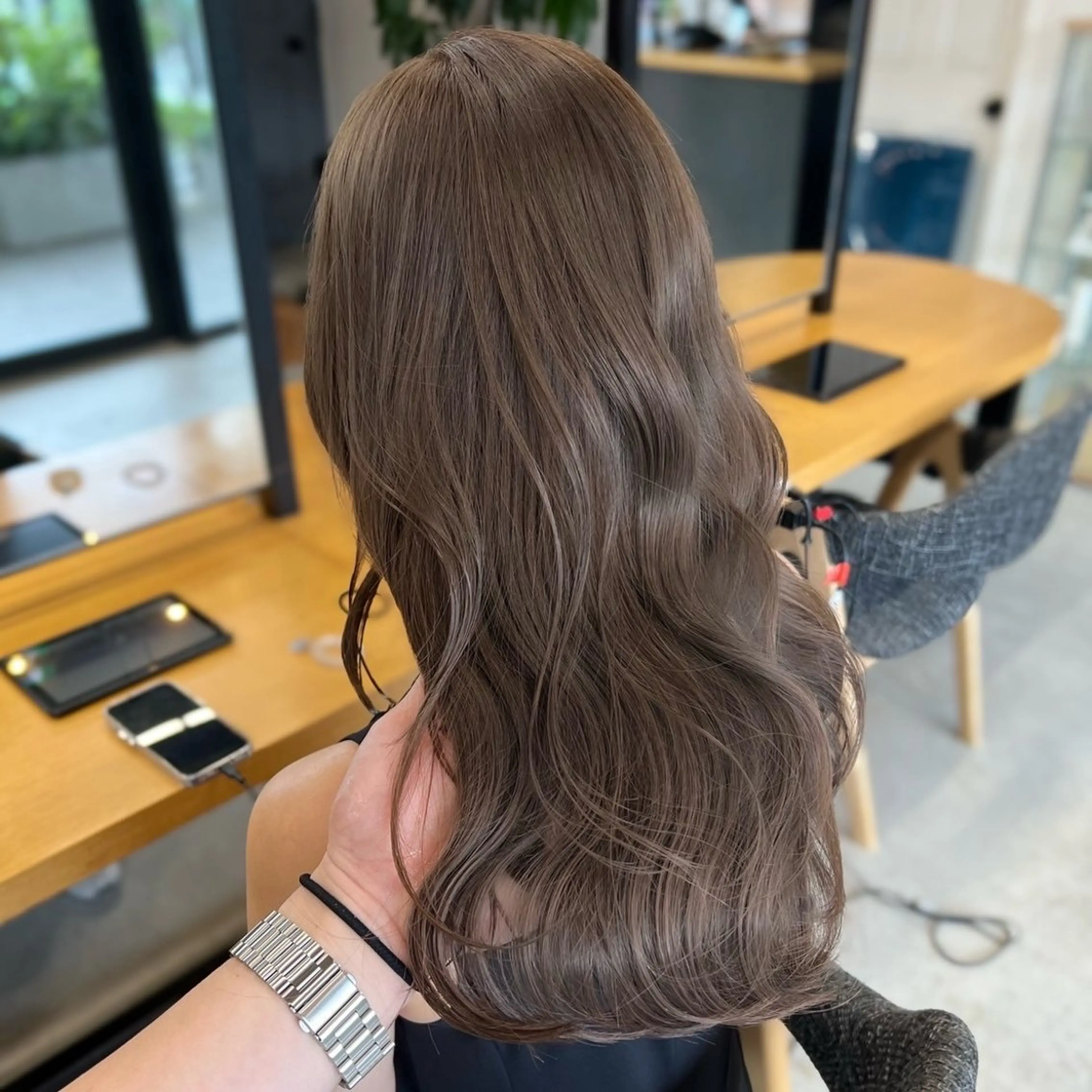 ロング カット ヘアカラー 渋谷/韓国レイヤー 艶カラー特化マサキのヘアスタイル