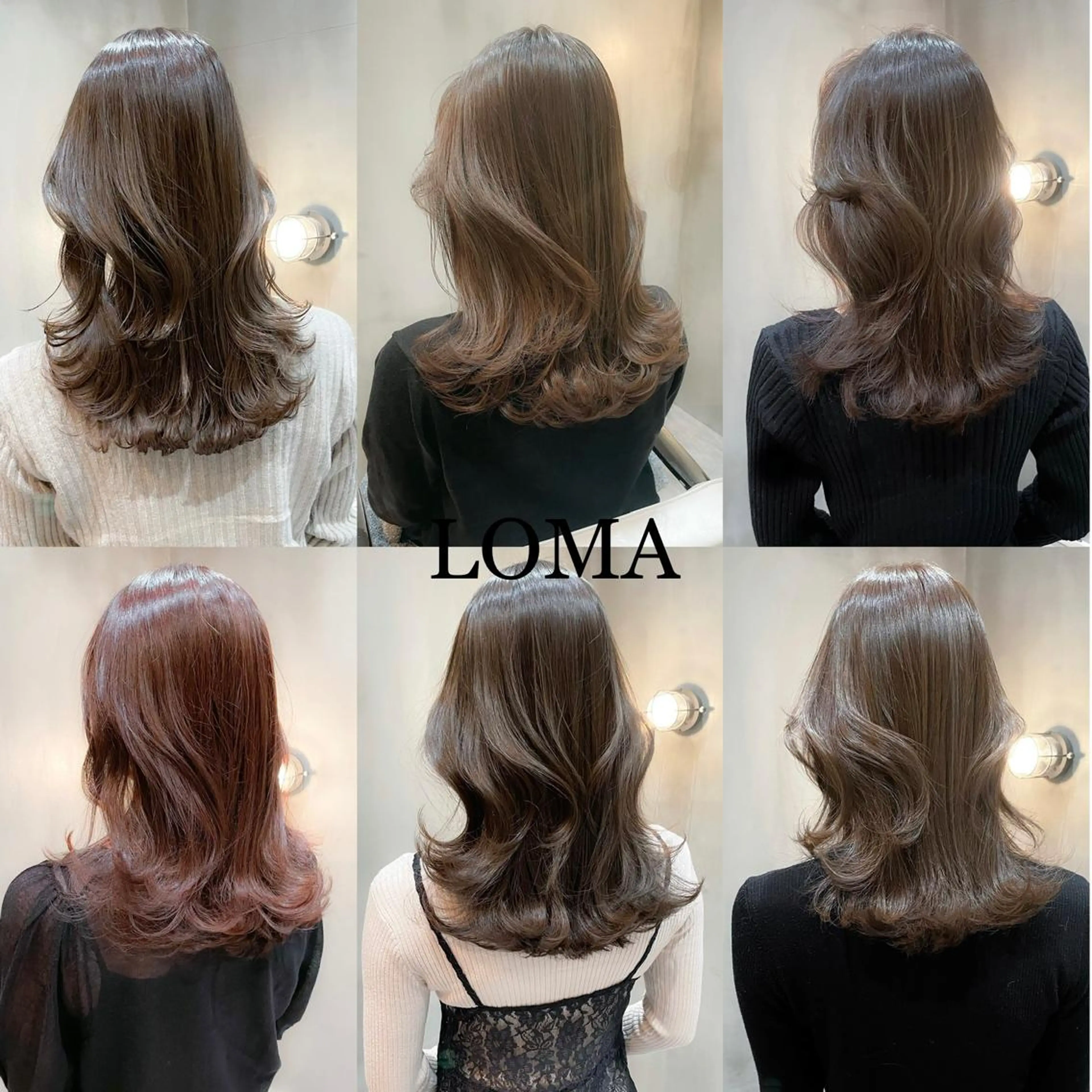 ミディアム ミディアムレイヤー くびれヘア エギョモリ 顔周りカット 髪質改善 ヘアカラー ヘッドスパ LOMA🇰🇷 銀座クボタのヘアスタイル