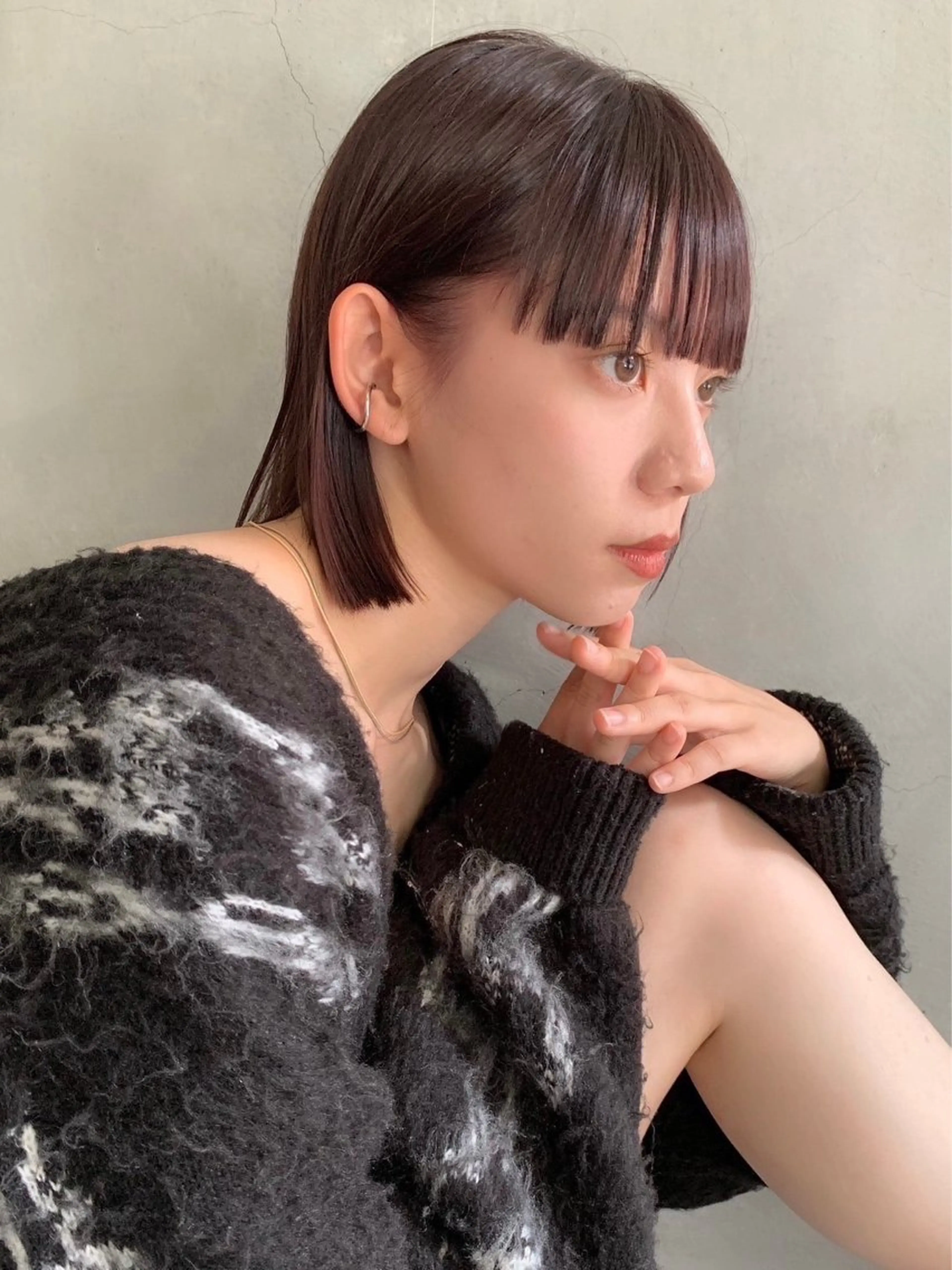 ミディアム カラー ダブルカラー カットモデル募集/ KOTAのヘアスタイル