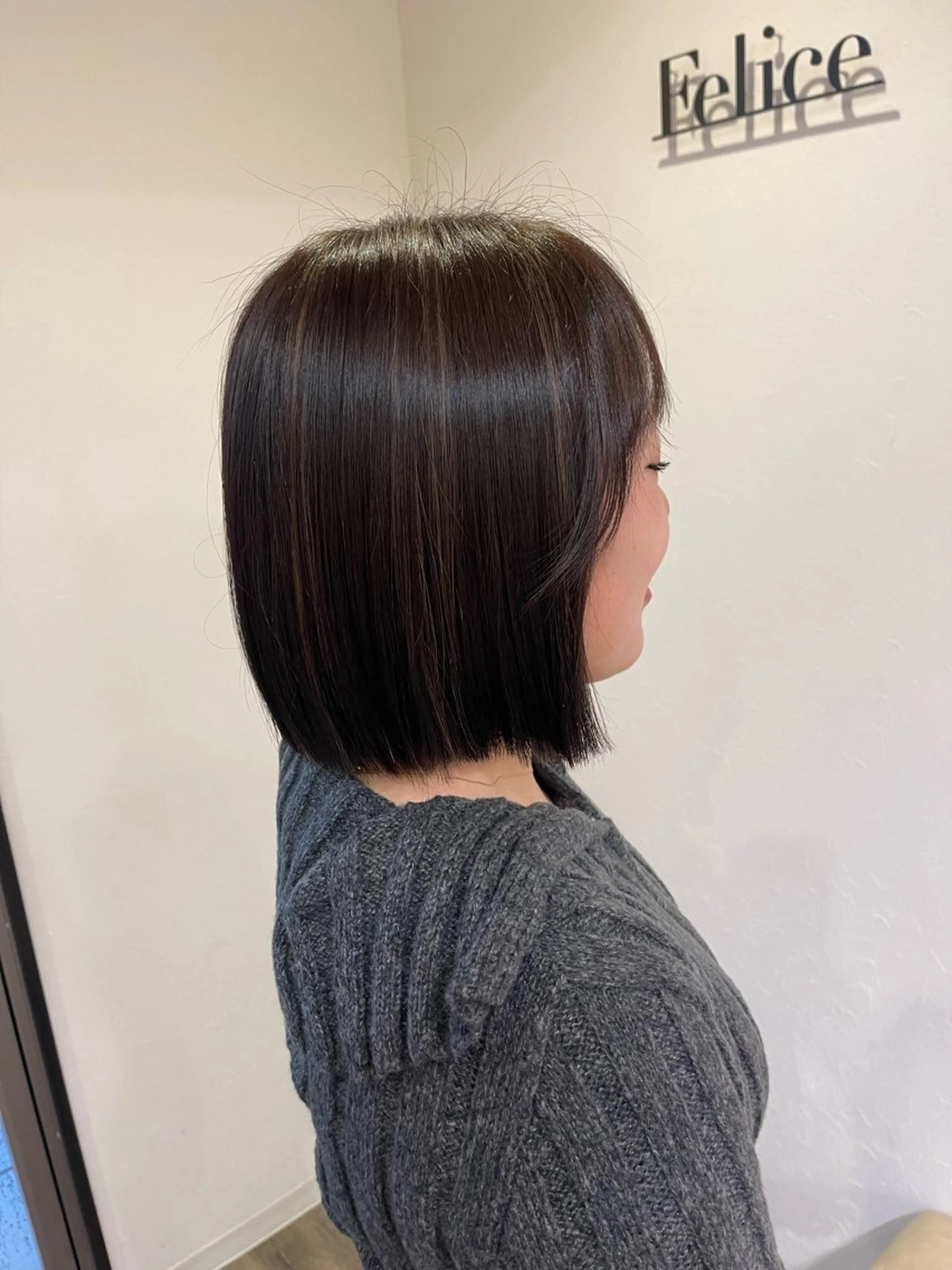 ミディアム カラー ヘアカラー Felice Erikaのヘアスタイル