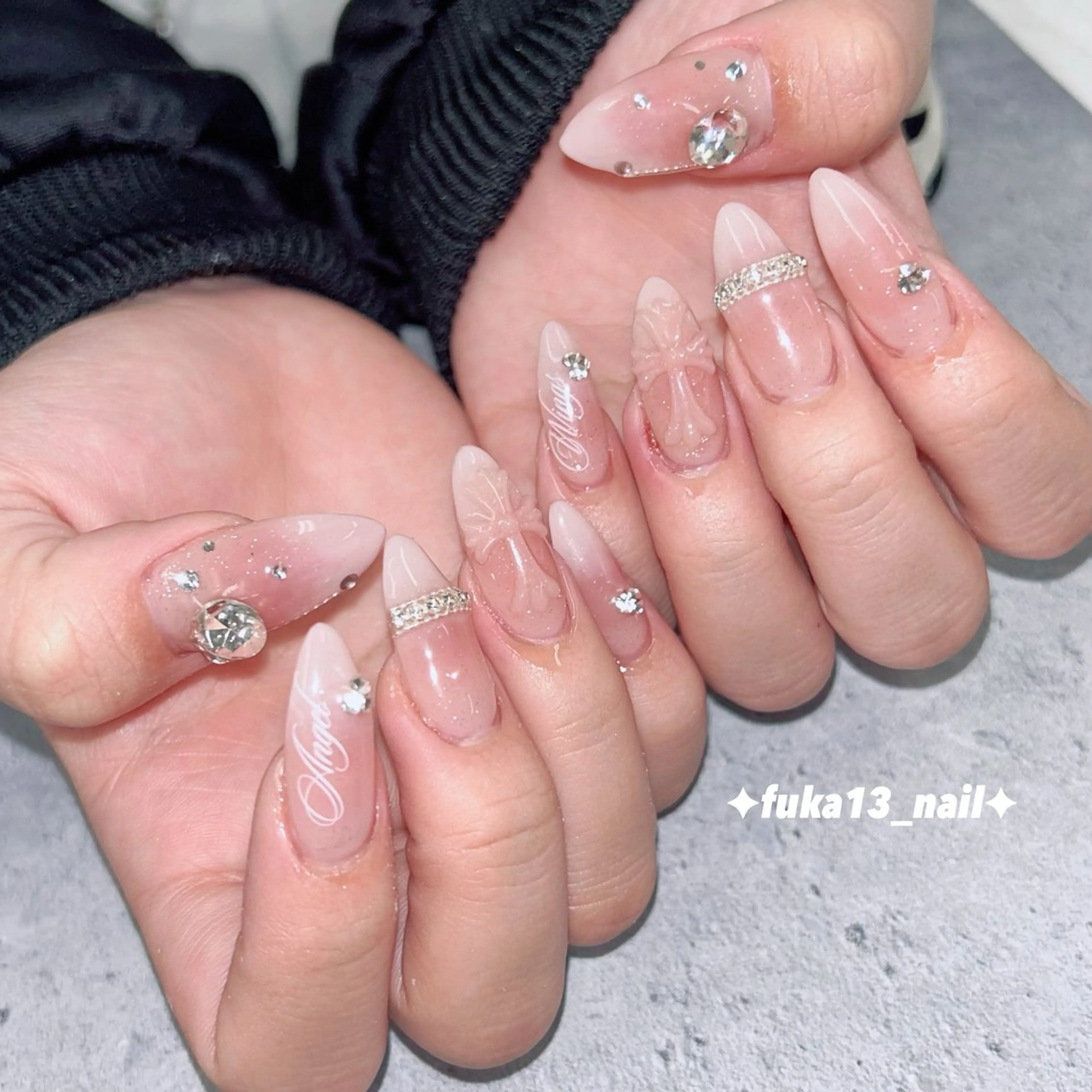 ネイル チークネイル 韓国ネイル ワンホンネイル ハンドネイル Nail♡Fuka. /5月予約受付中のネイルデザイン