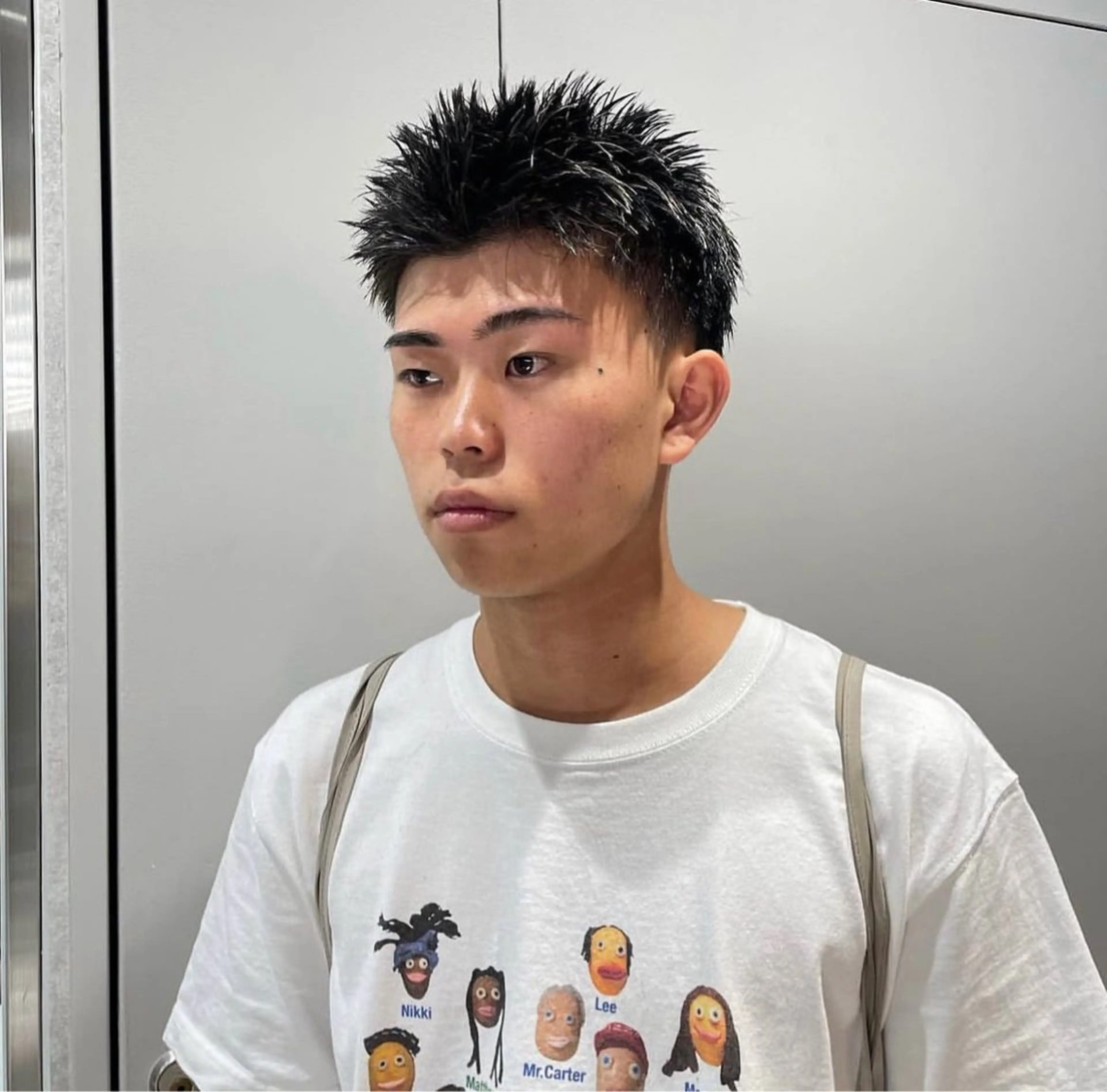 ショート カラー メンズ メンズパーマ スパイキーショート ショートヘア カット ヘッドスパ ヘアセット 🔥メンズ 特化🔥菊水皐暉🔥のヘアスタイル