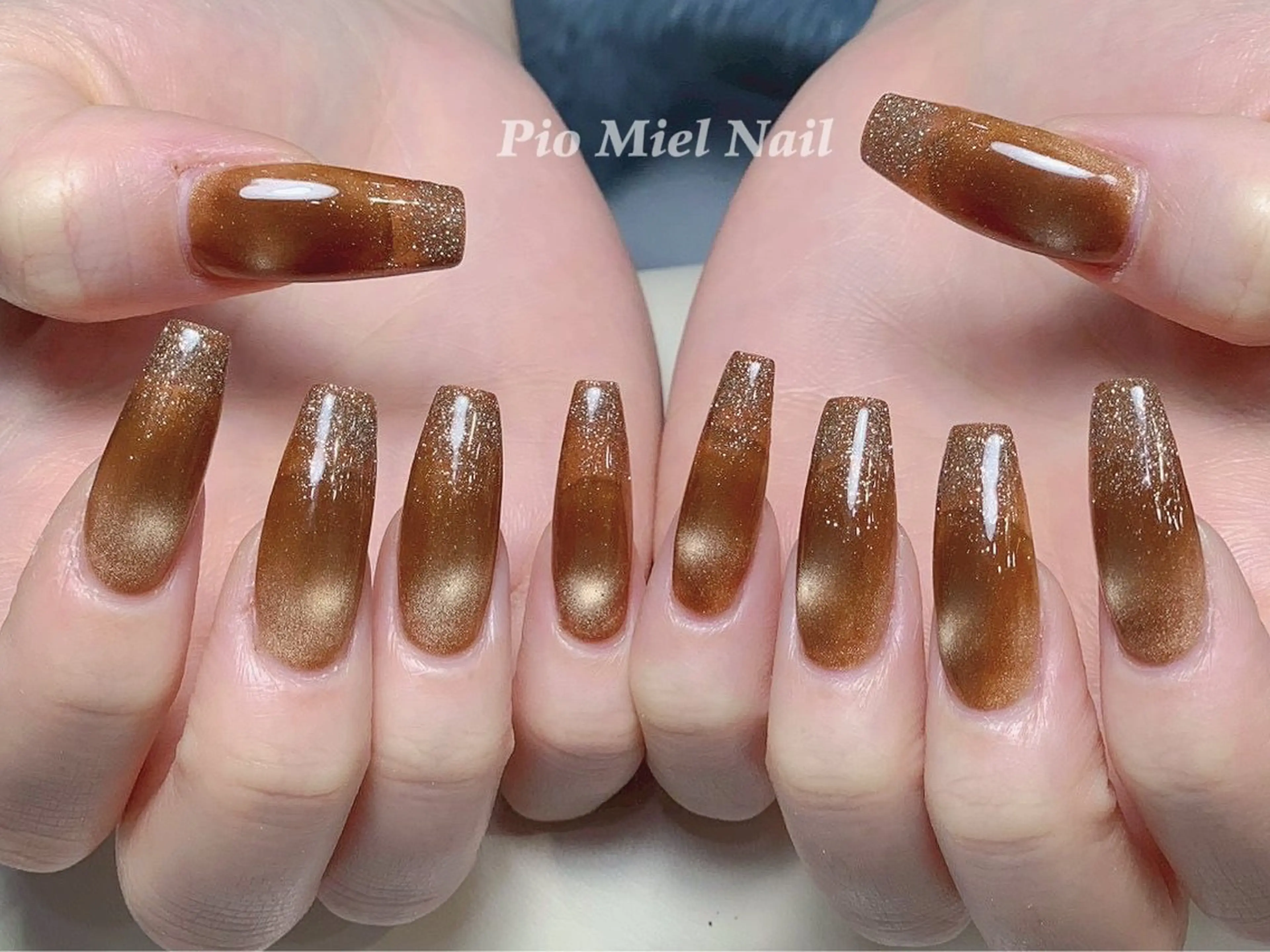 ネイル フレンチネイル 韓国ネイル マグネットネイル ニュアンスネイル オフィスネイル ハンドネイル ハンドケア Pio Mielのネイルデザイン