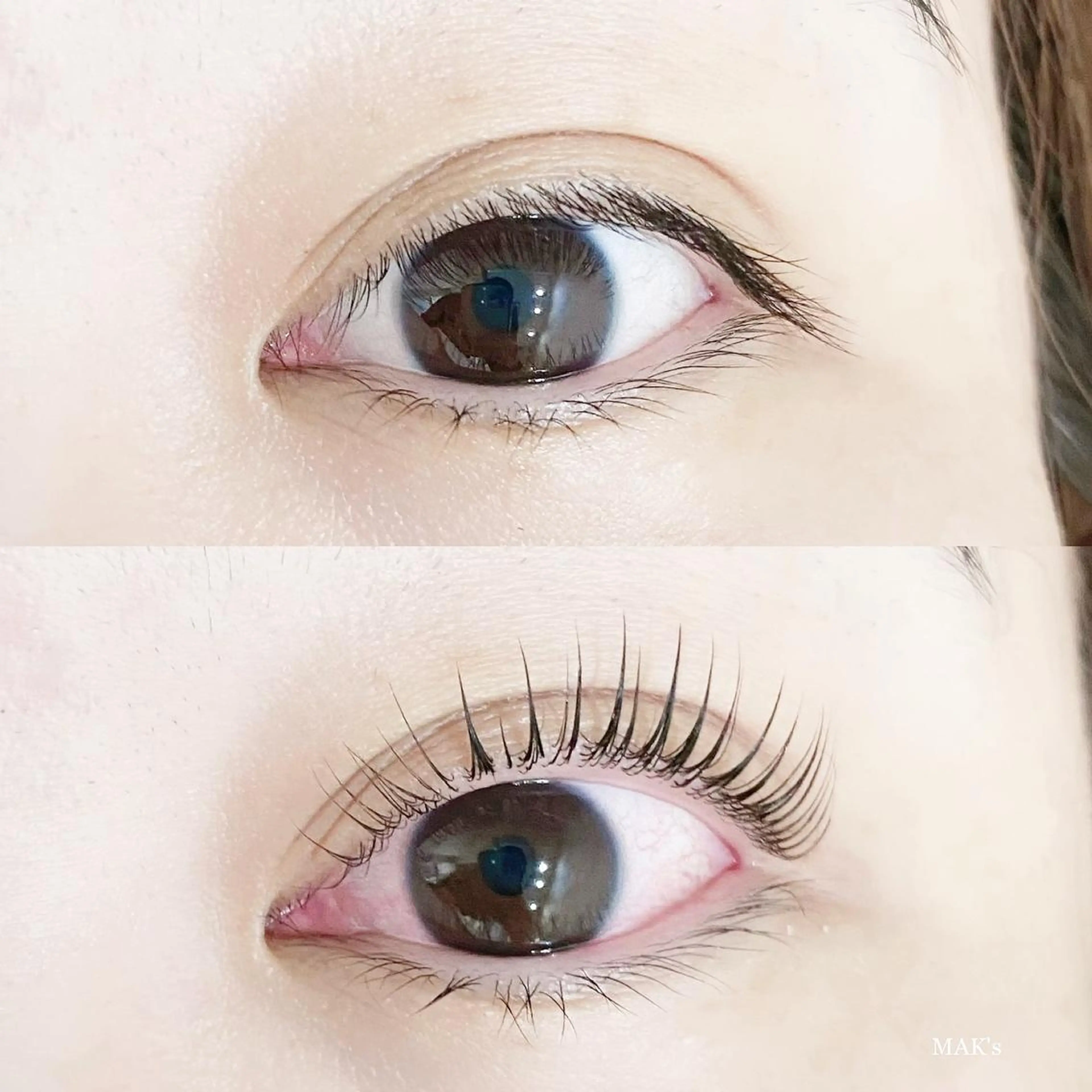 マツエク・マツパ パリジェンヌラッシュリフト マツパ MAK's ♡ISHIGUROのマツエク・マツパデザイン