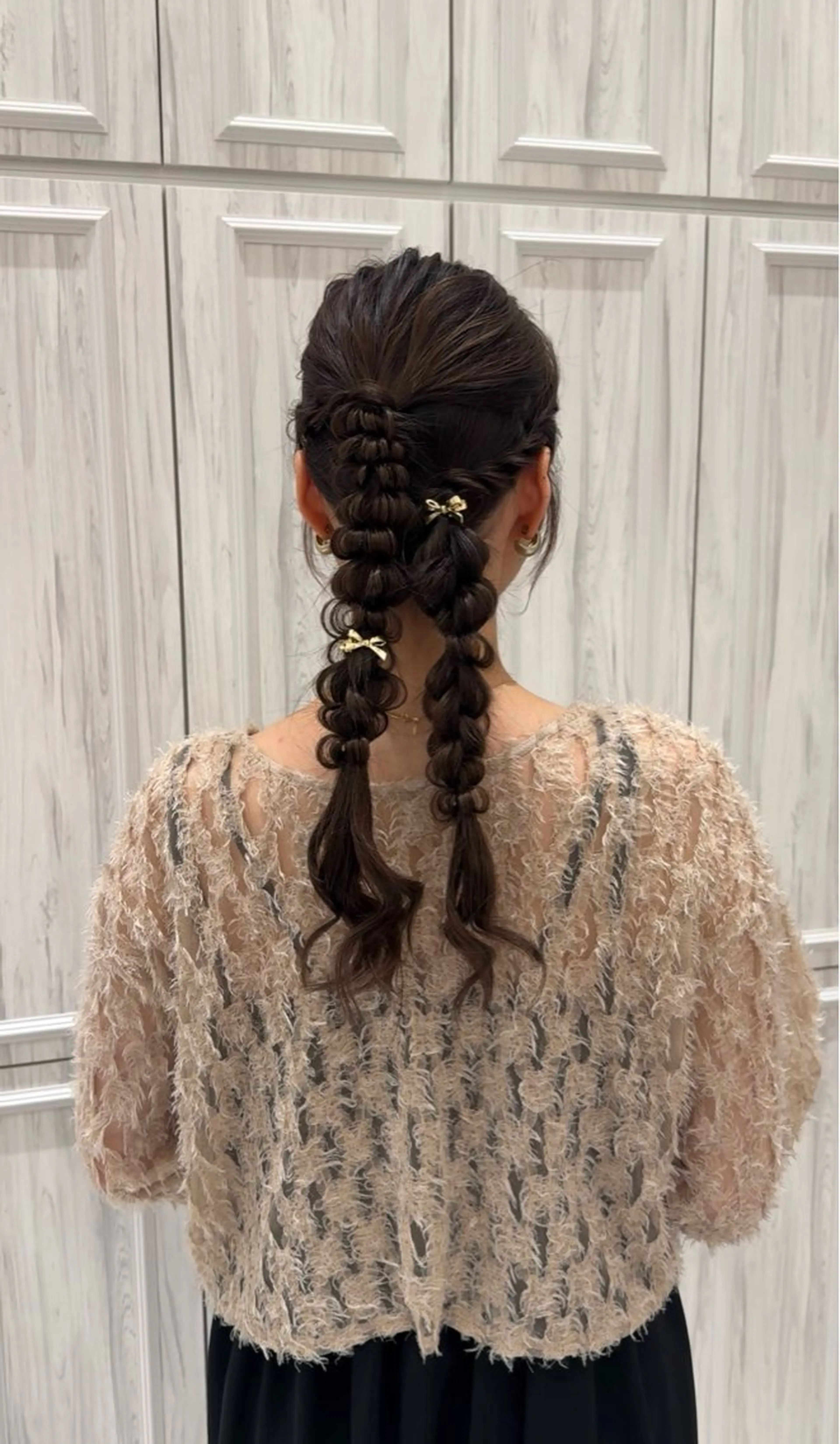 セミロング ヘアアレンジ LaBless 北浜 momo🎀のヘアスタイル