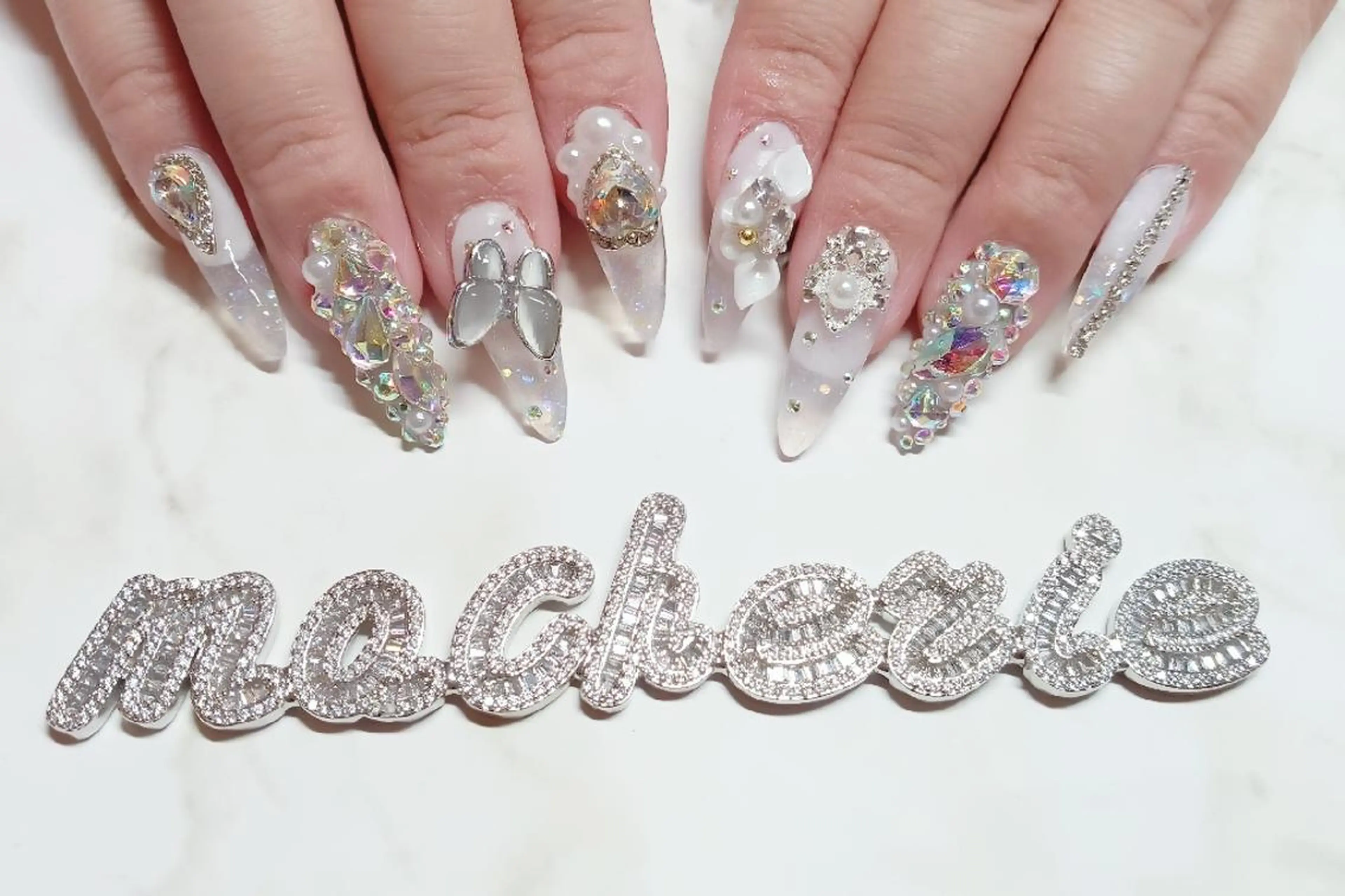ネイル スカルプネイル ハンドネイル Nail Salon macherieのネイルデザイン