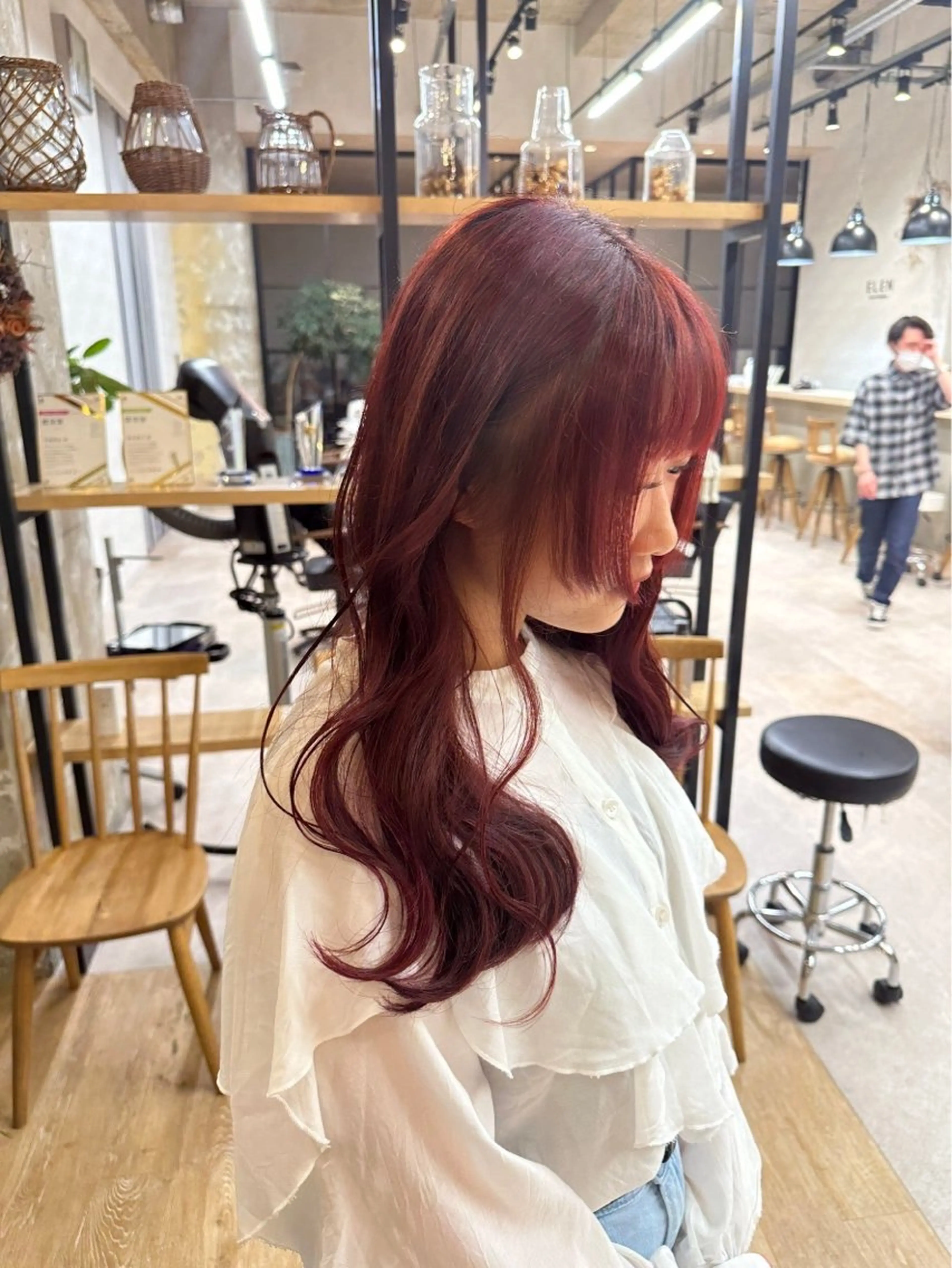 ロング カラー 地毛風縮毛矯正 /ニュアンス/はるたのヘアスタイル