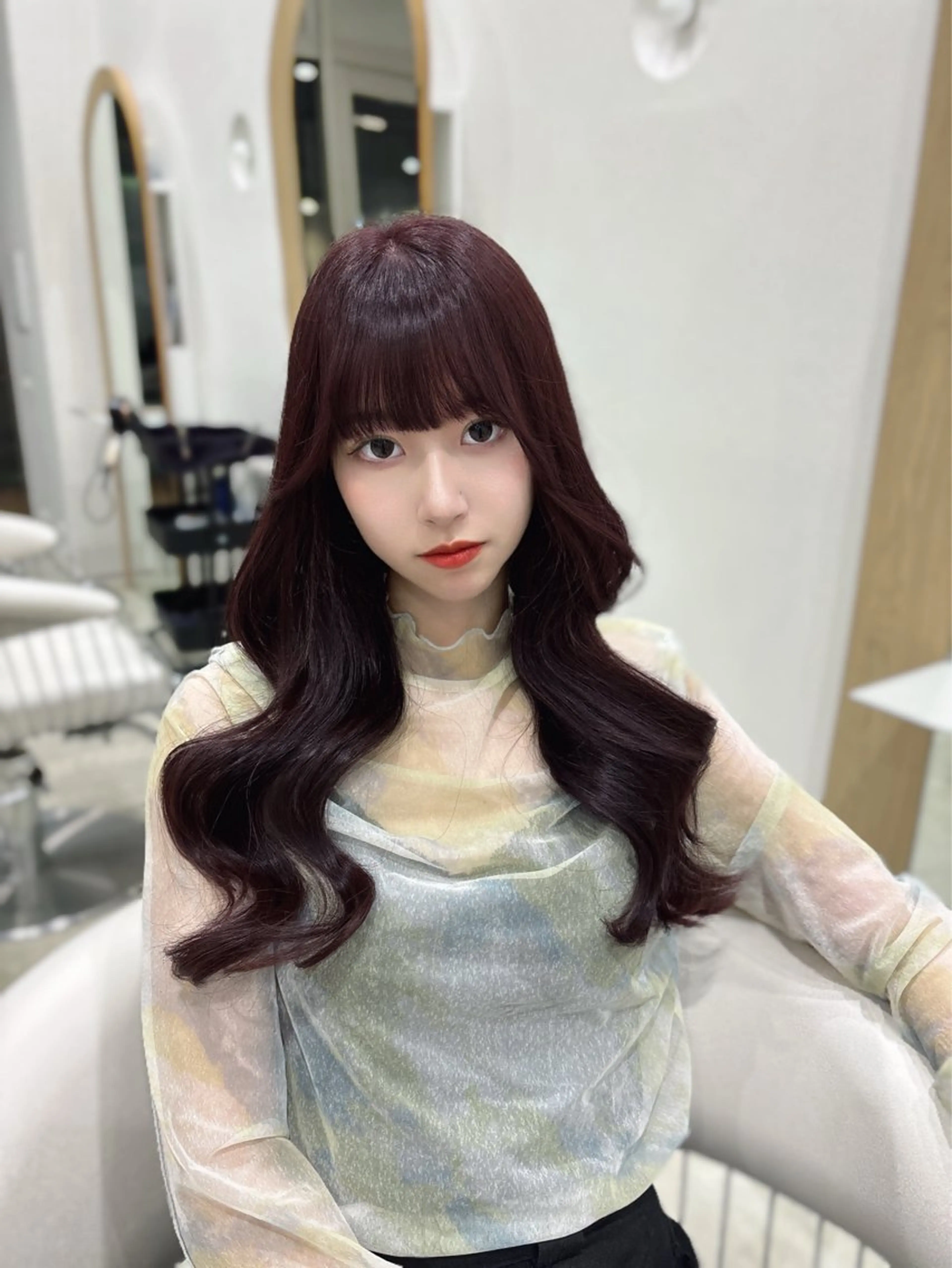 ロング カラー sho/ 名古屋/栄/韓国ヘアのヘアスタイル