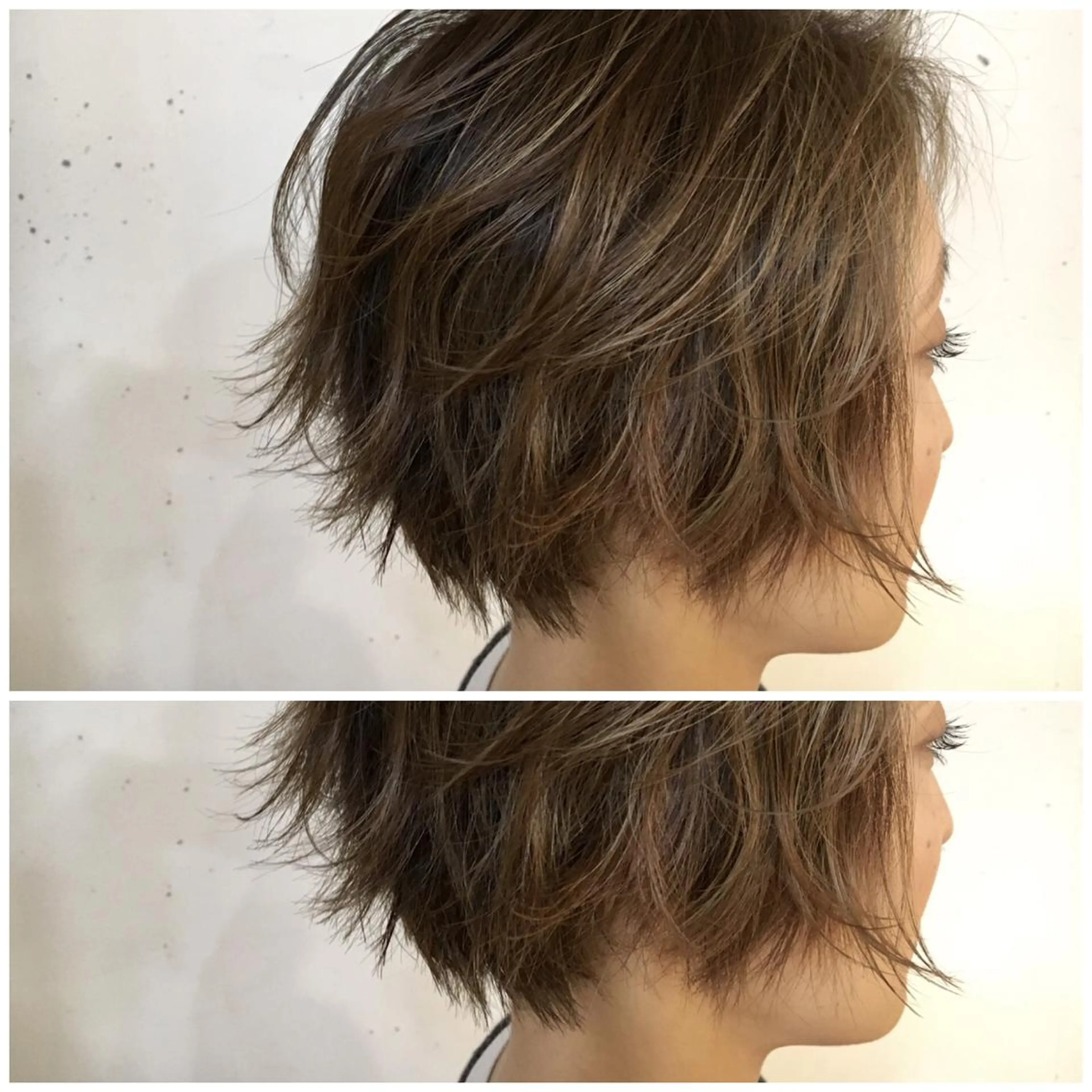 ショート カラー ヘアアレンジ 牛山 静香のマツエク・マツパデザイン