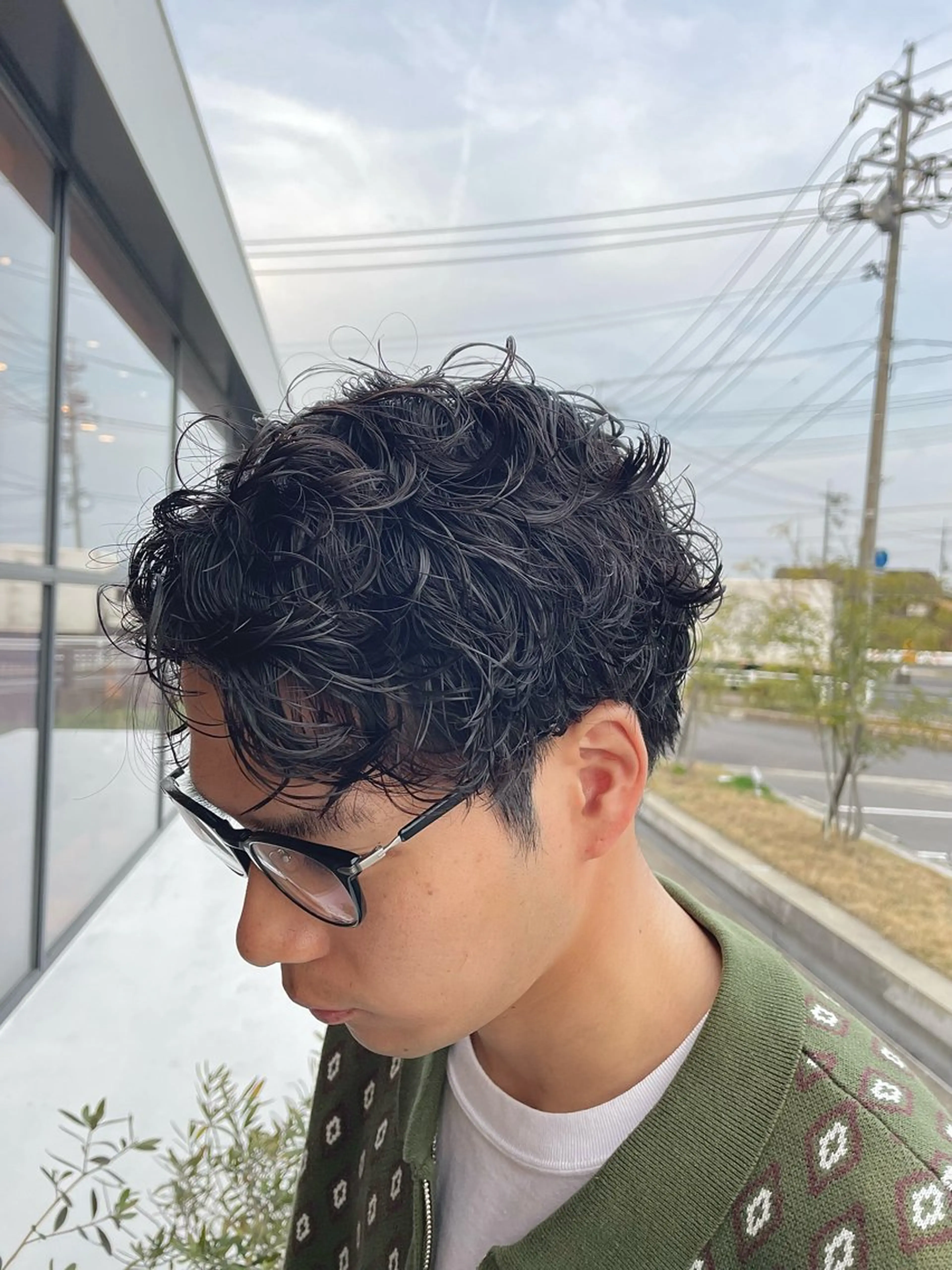 メンズカット＋パーマの写真