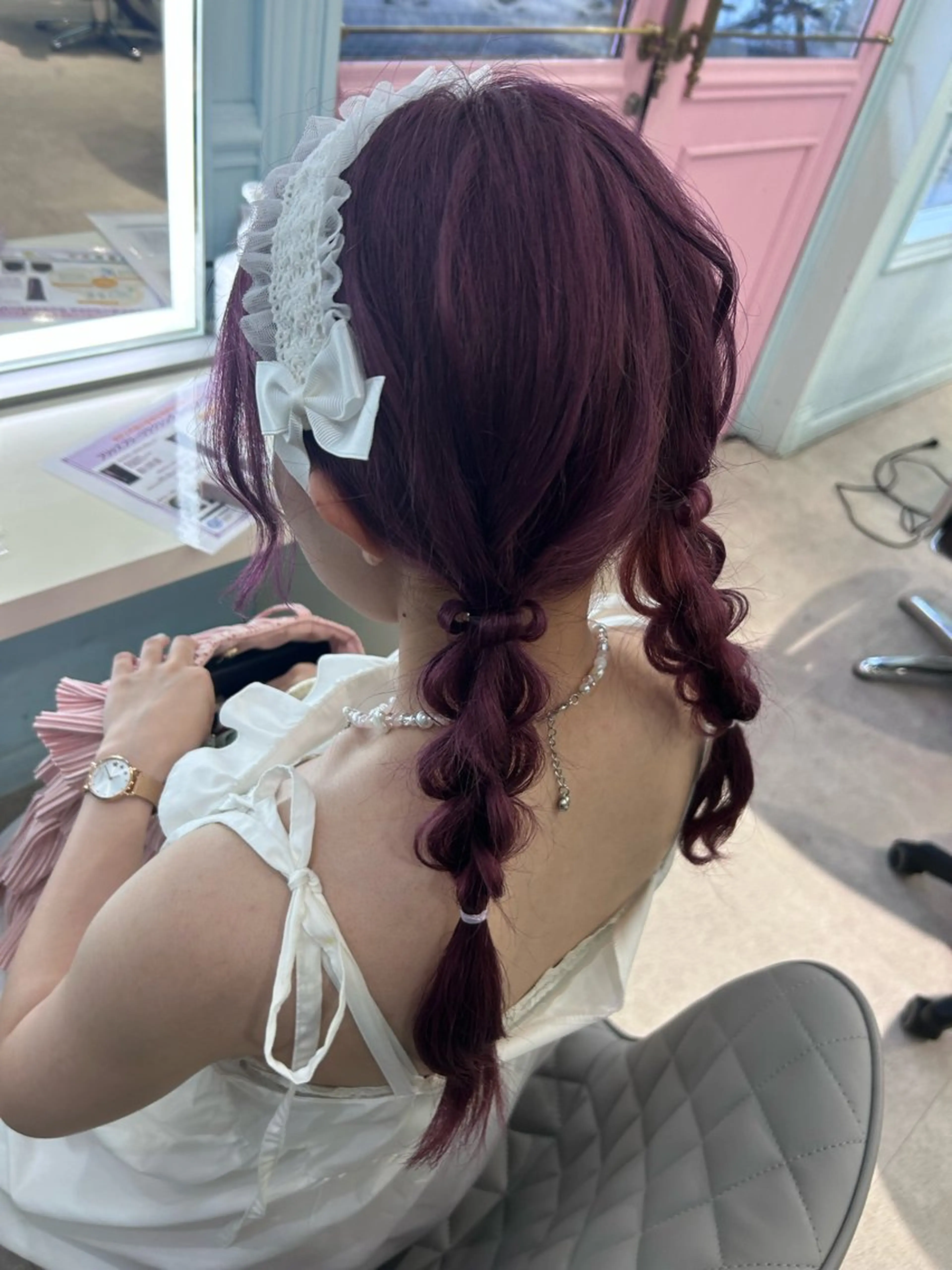 ロング カラー ヘアアレンジ ヘアセット 💕ブリーチ/ヘアメ 🎀YUUKAのヘアスタイル