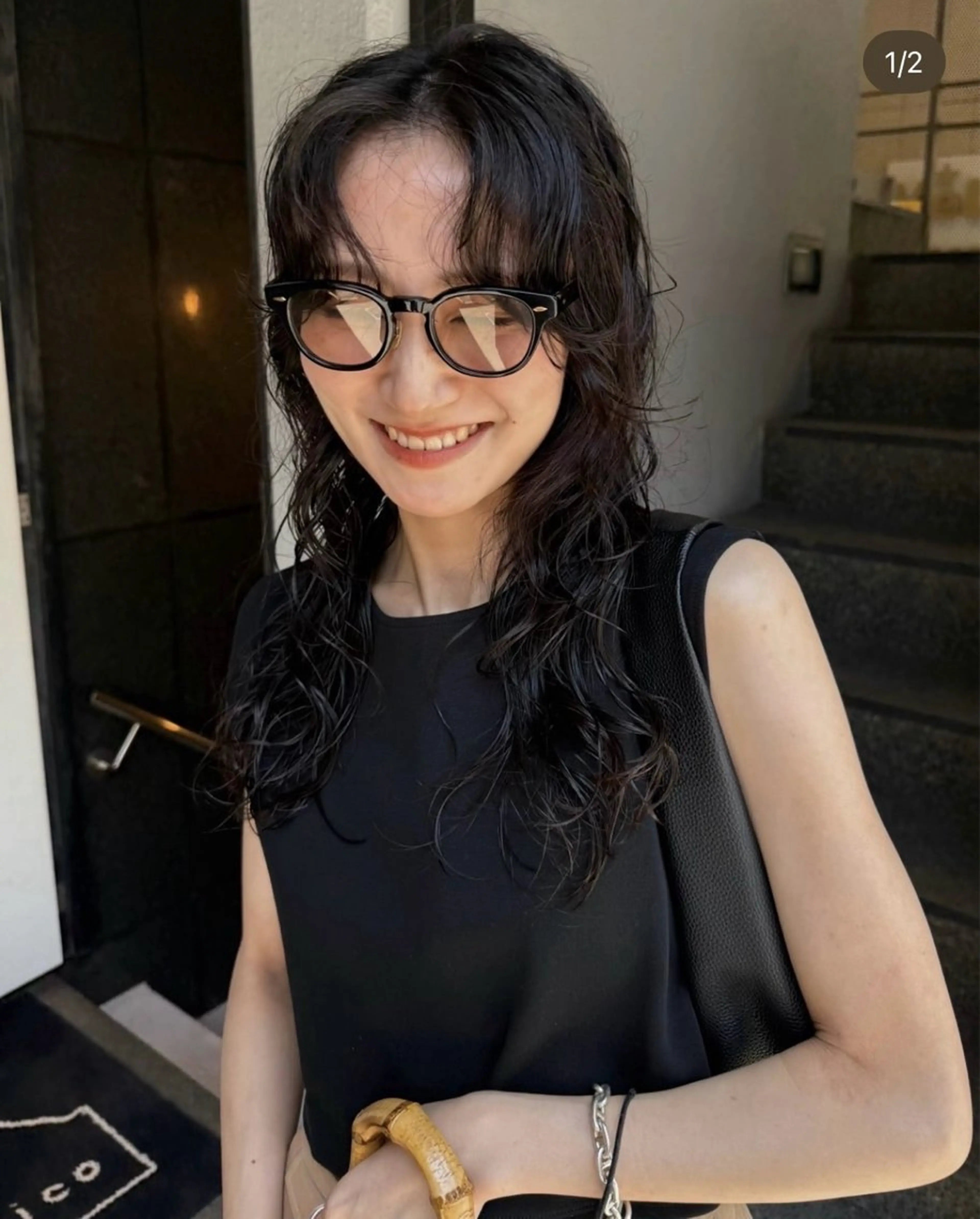 ロング パーマ カット パーマ ロングパーマ🌀 あきとのヘアスタイル