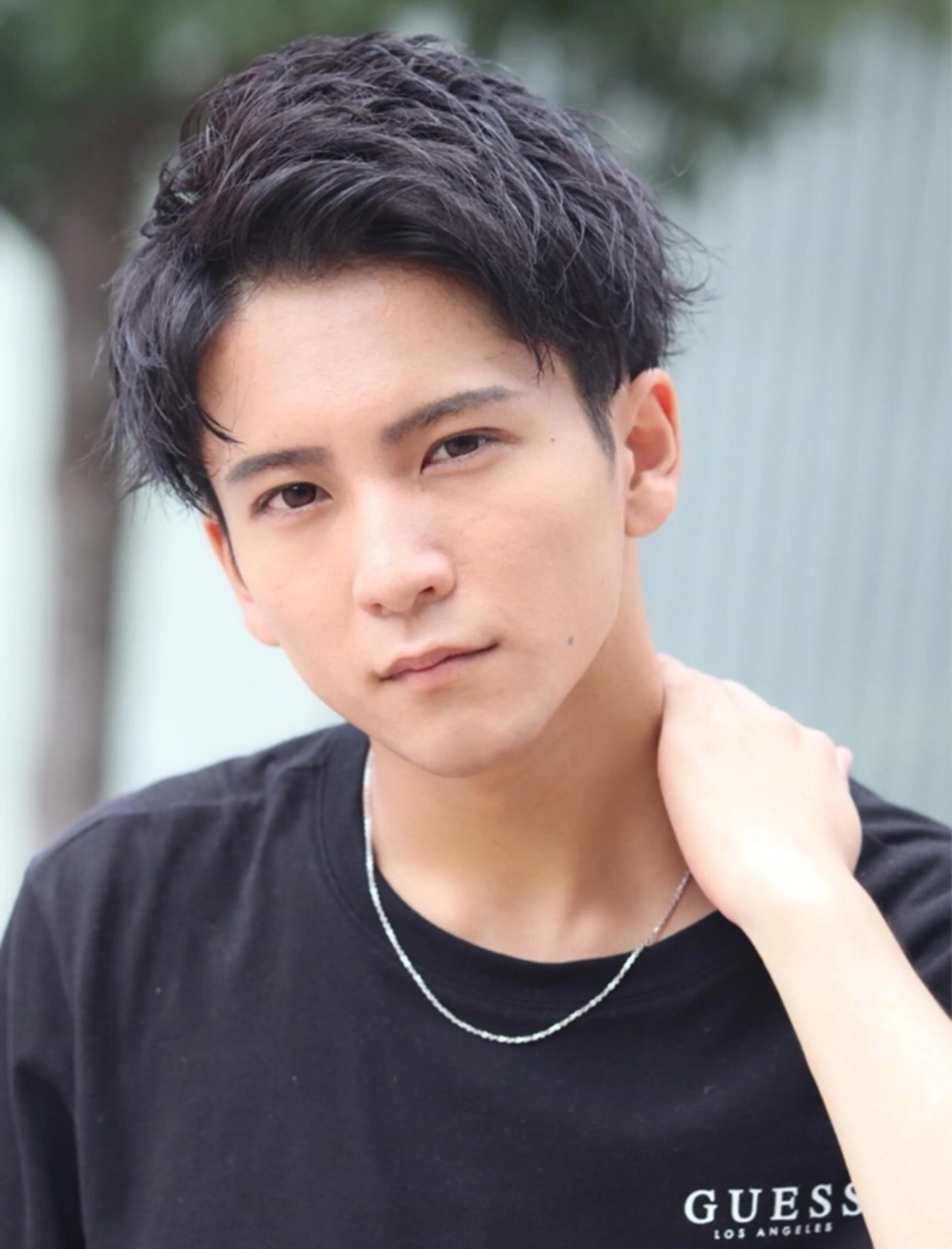 ショート パーマ メンズ アップバング ショートヘア カット トリートメント ヘアセット ショートヘア🔥メン ズ特化パーマ/そめやのヘアスタイル