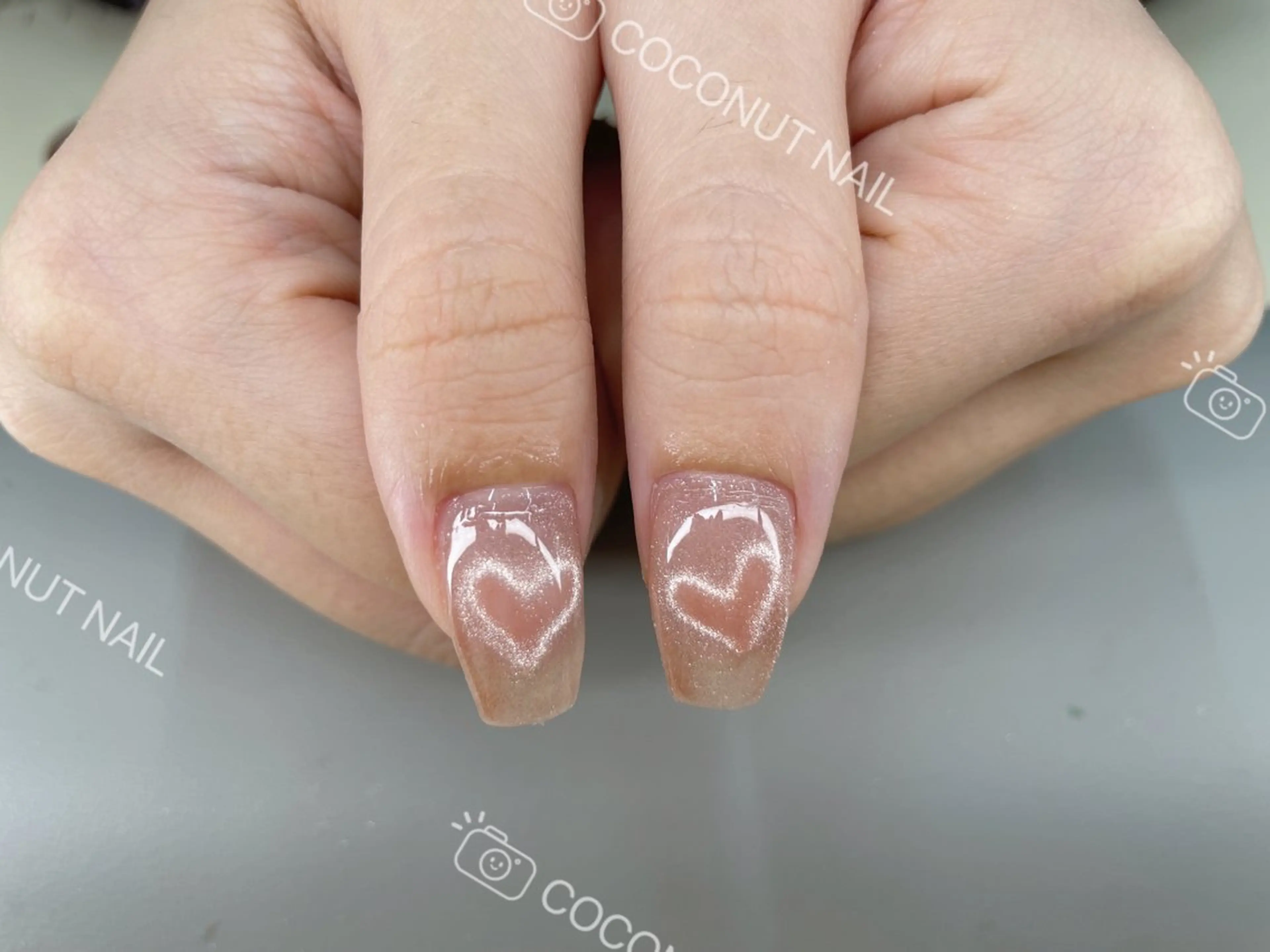 ネイル ハンドネイル 神田 ココナッツのネイルデザイン
