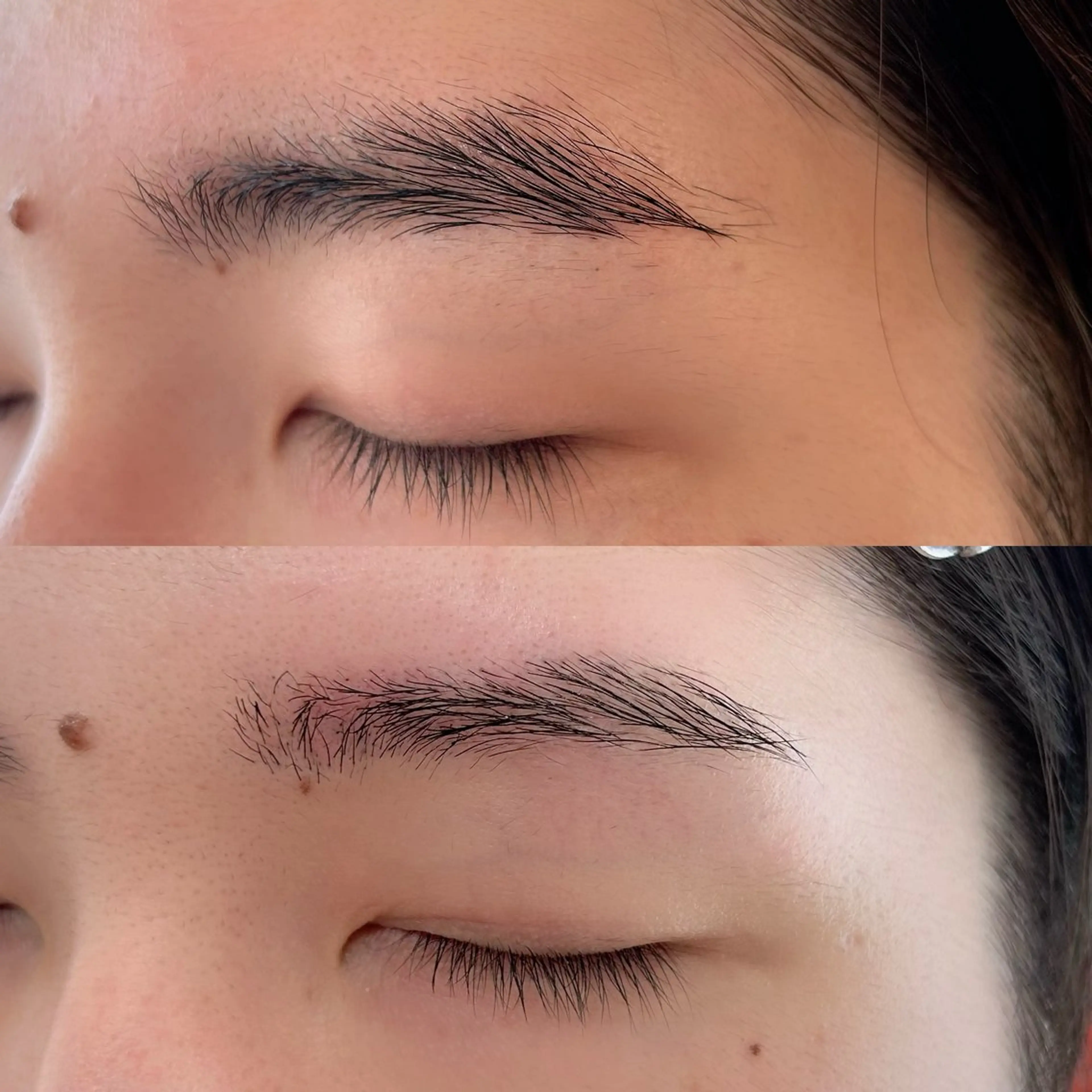 メンズ アイブロウ ワックス脱毛 眉カット その他(アイブロウ) 🎀🩶韓国風束感 エク/マナミ🪽のマツエク・マツパデザイン