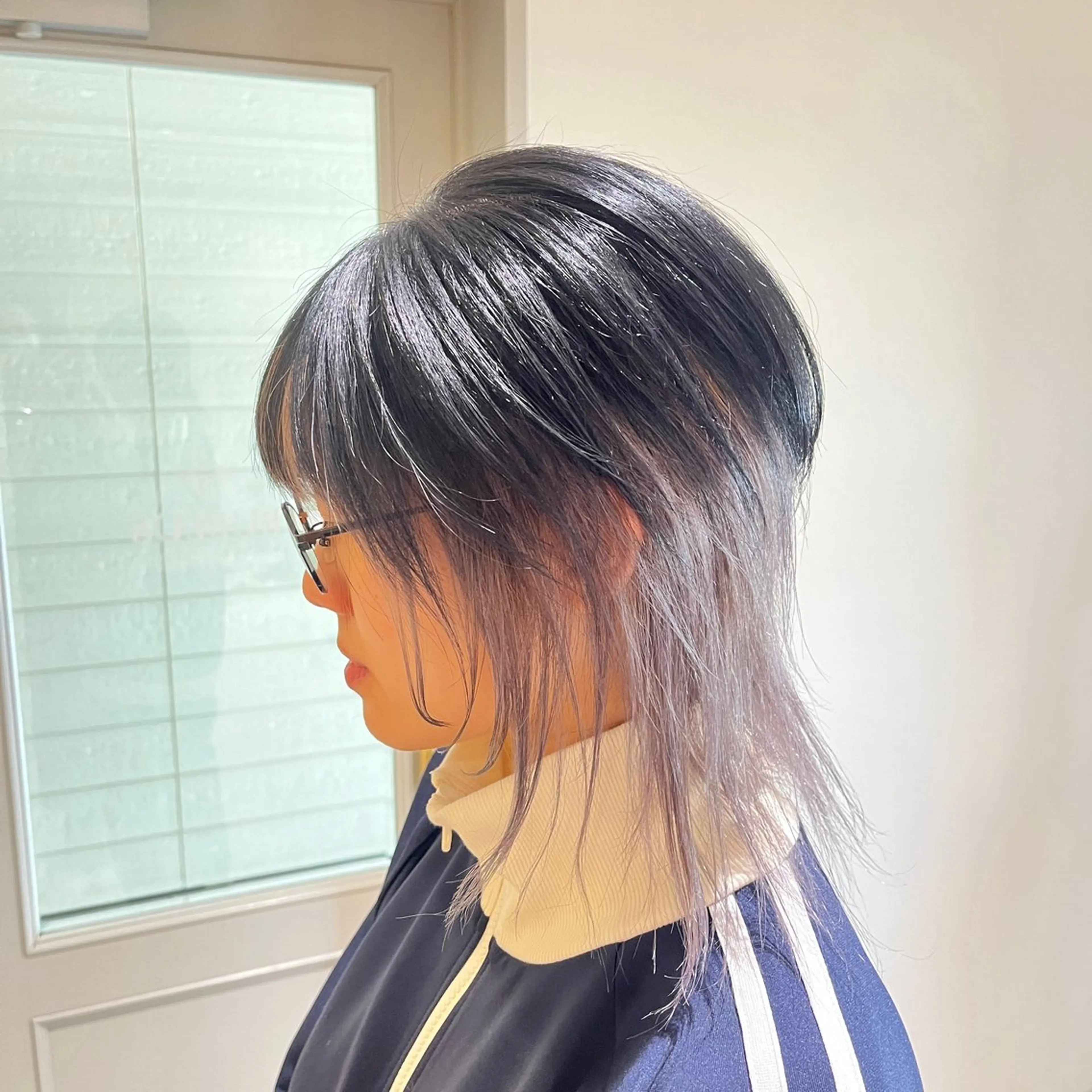 ミディアム カラー ブリーチ ヘアカラー トリートメント ✨髪質改善🎨 杉本賢人のヘアスタイル