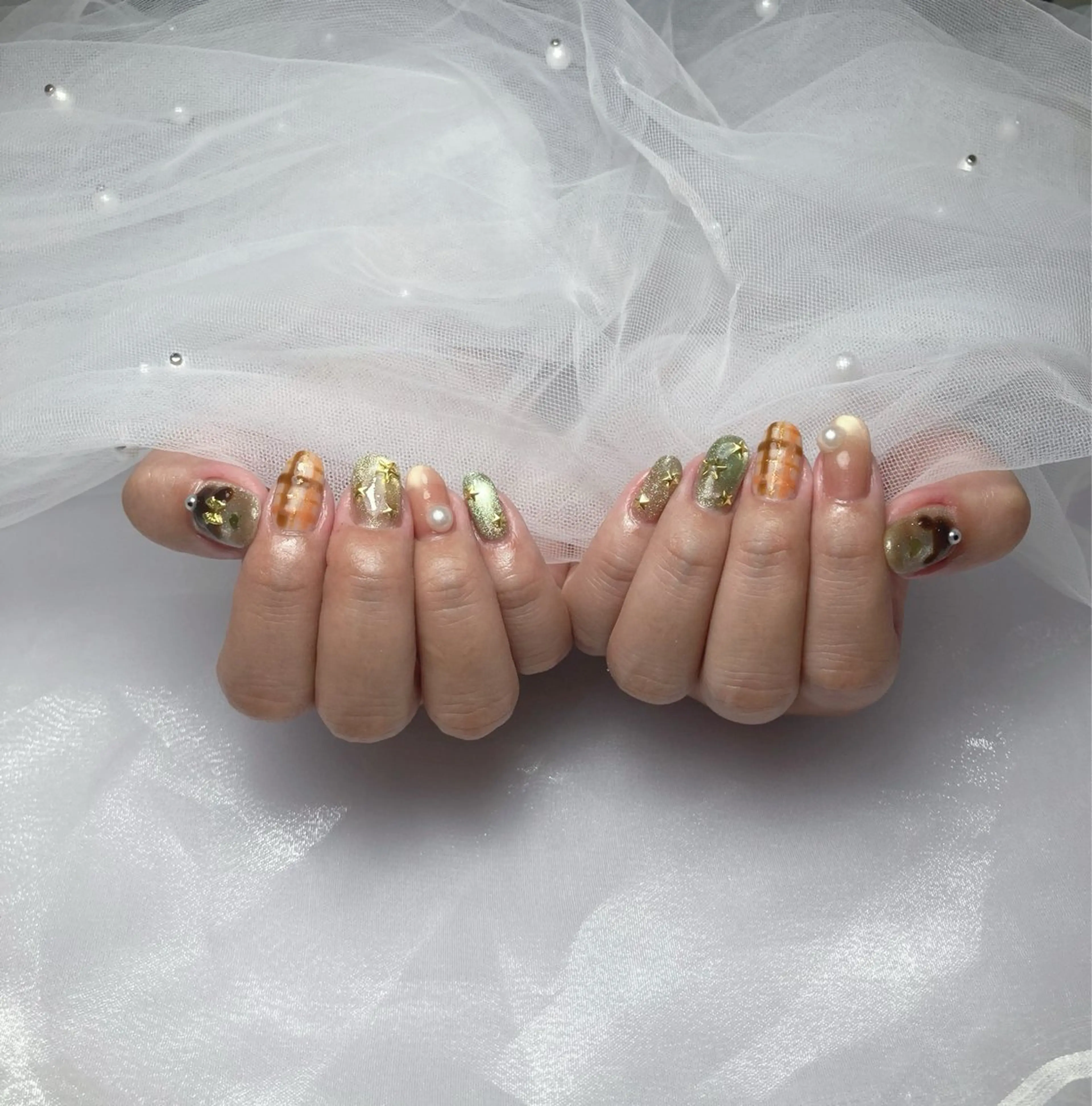 ネイル ハンドネイル eggplant レイカのネイルデザイン