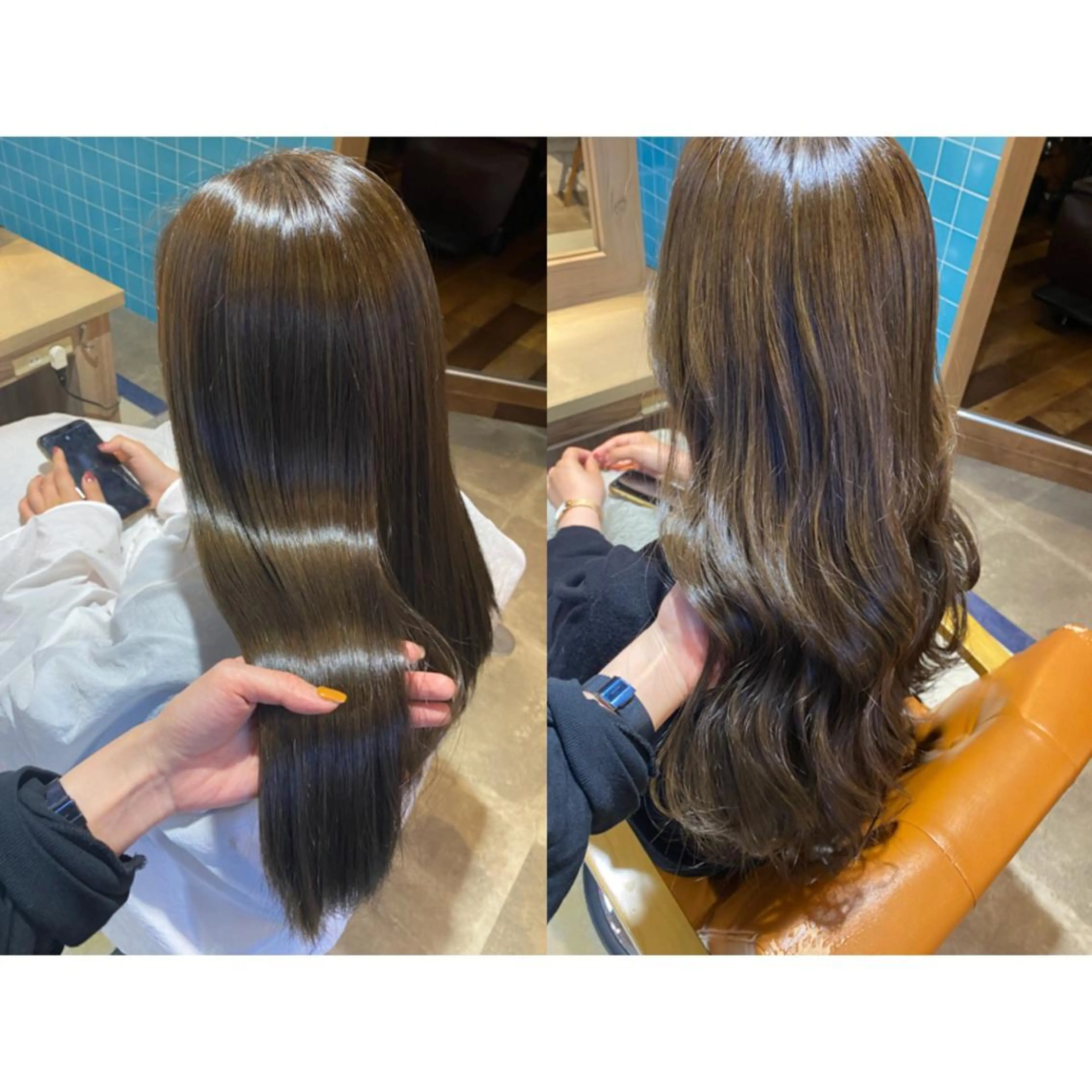 カラー ベージュカラー カット トリートメント 🐻結んで可愛い hair EMI🐻のヘアスタイル