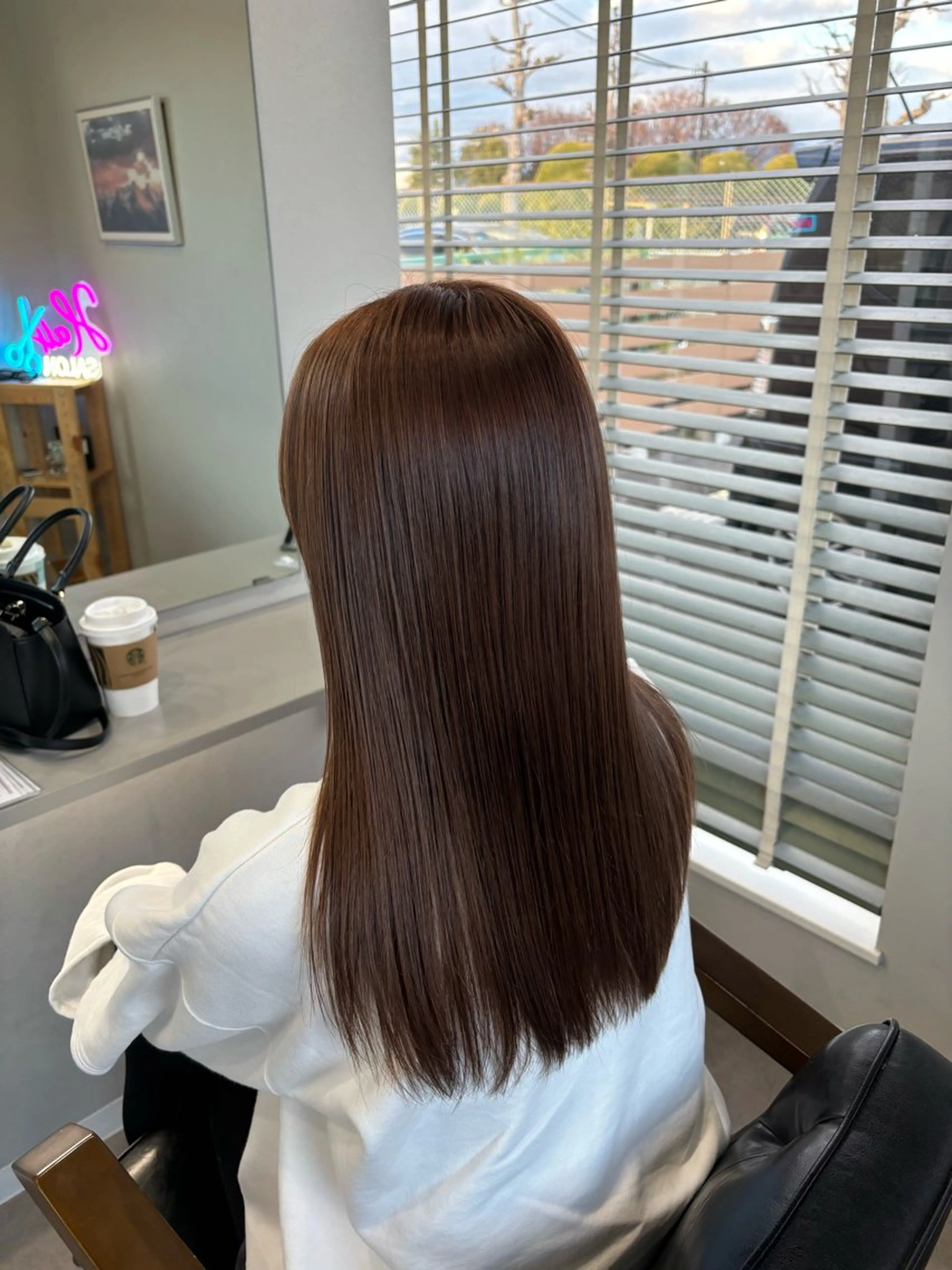 ロング カラー 透明感カラー ヘアカラー THEOFFSHORE所属・Suzuki Maoのヘアスタイル