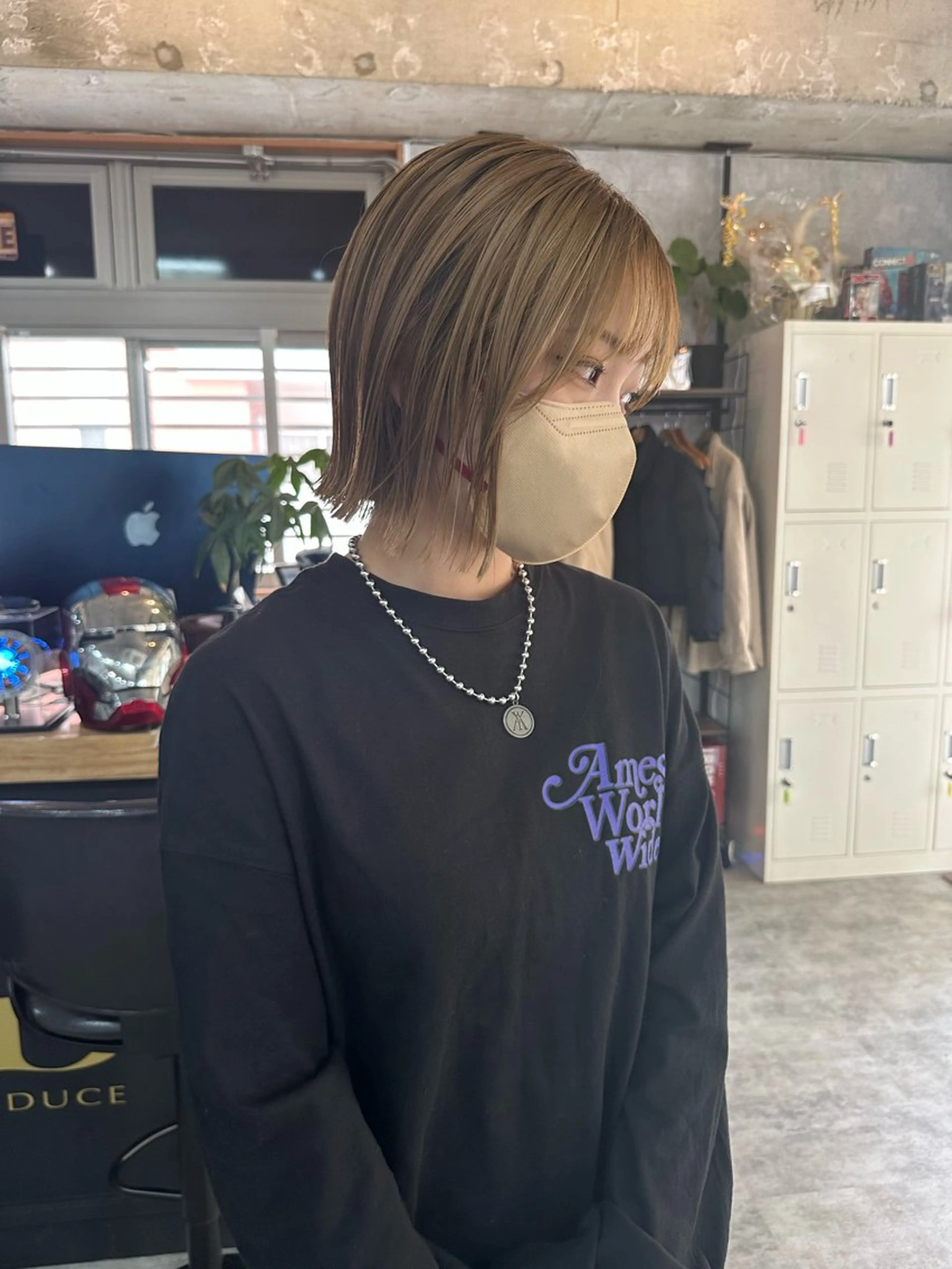 ショート 切りっぱなしボブ ショートボブ ハンサムショート 丸みショート ボブ ヘアカラー モテ髪/ボブ/ショー ト/アダチフウトのヘアスタイル