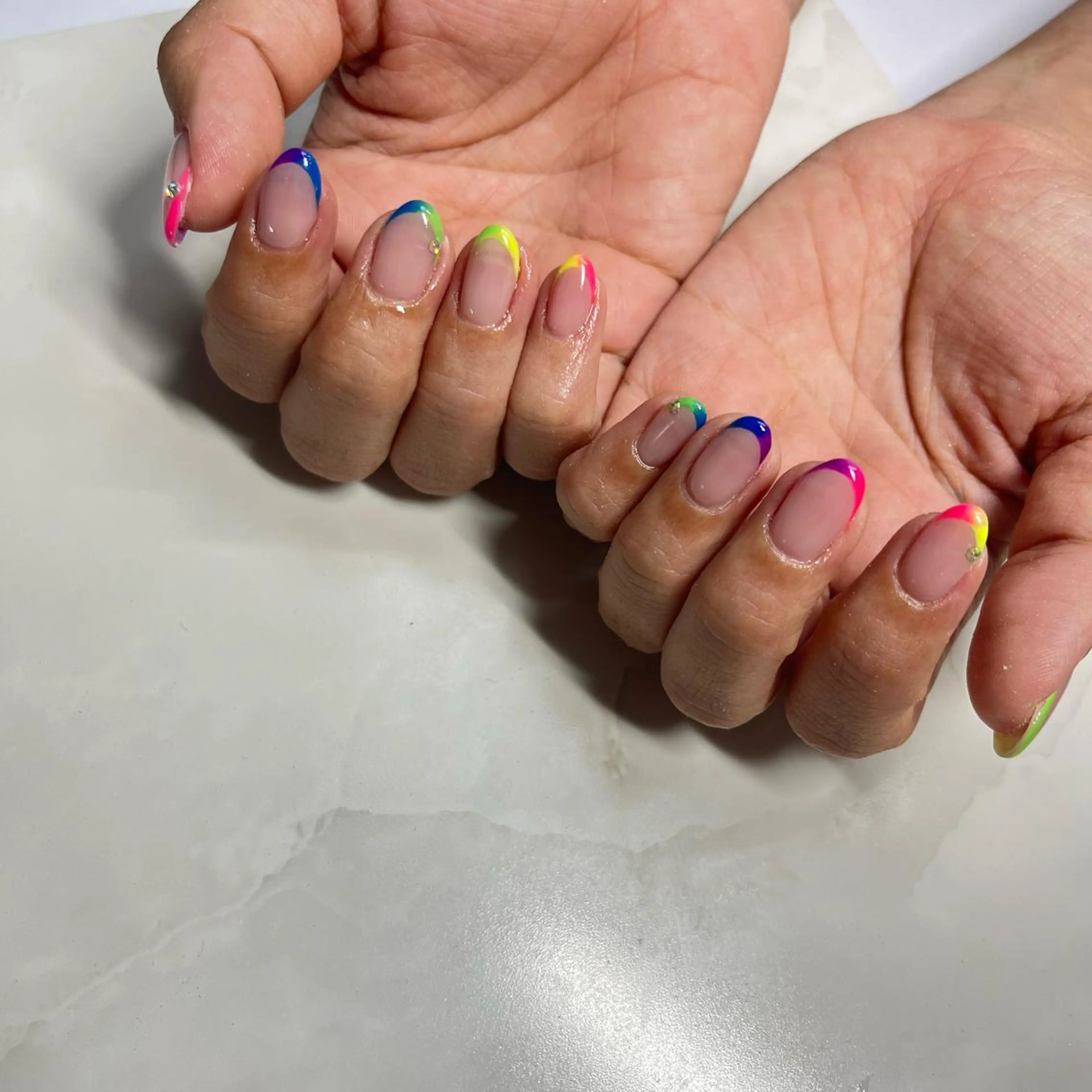 カラー ネイル ハンドネイル nail salon LNのネイルデザイン