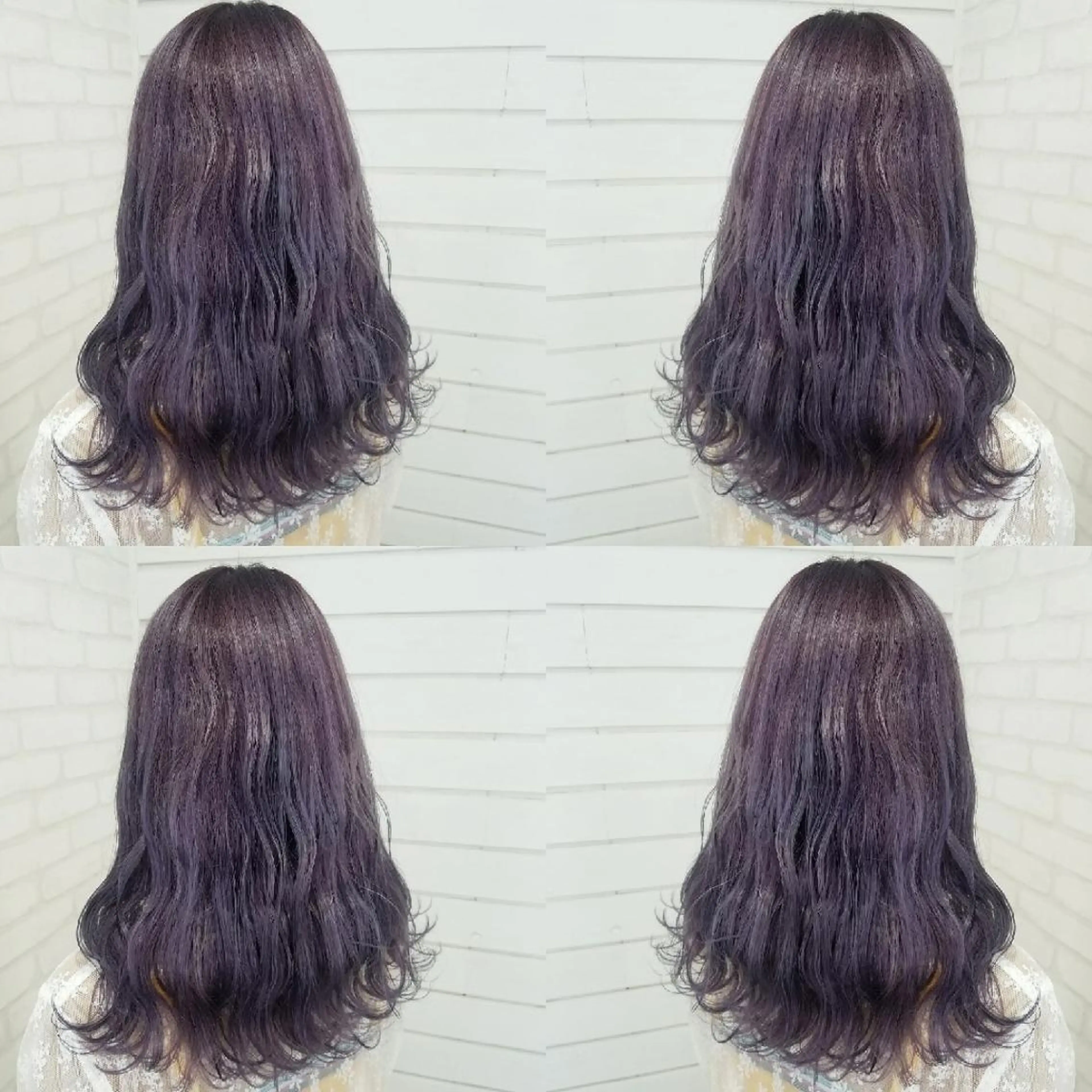 ミディアム 今中 小百合のヘアスタイル