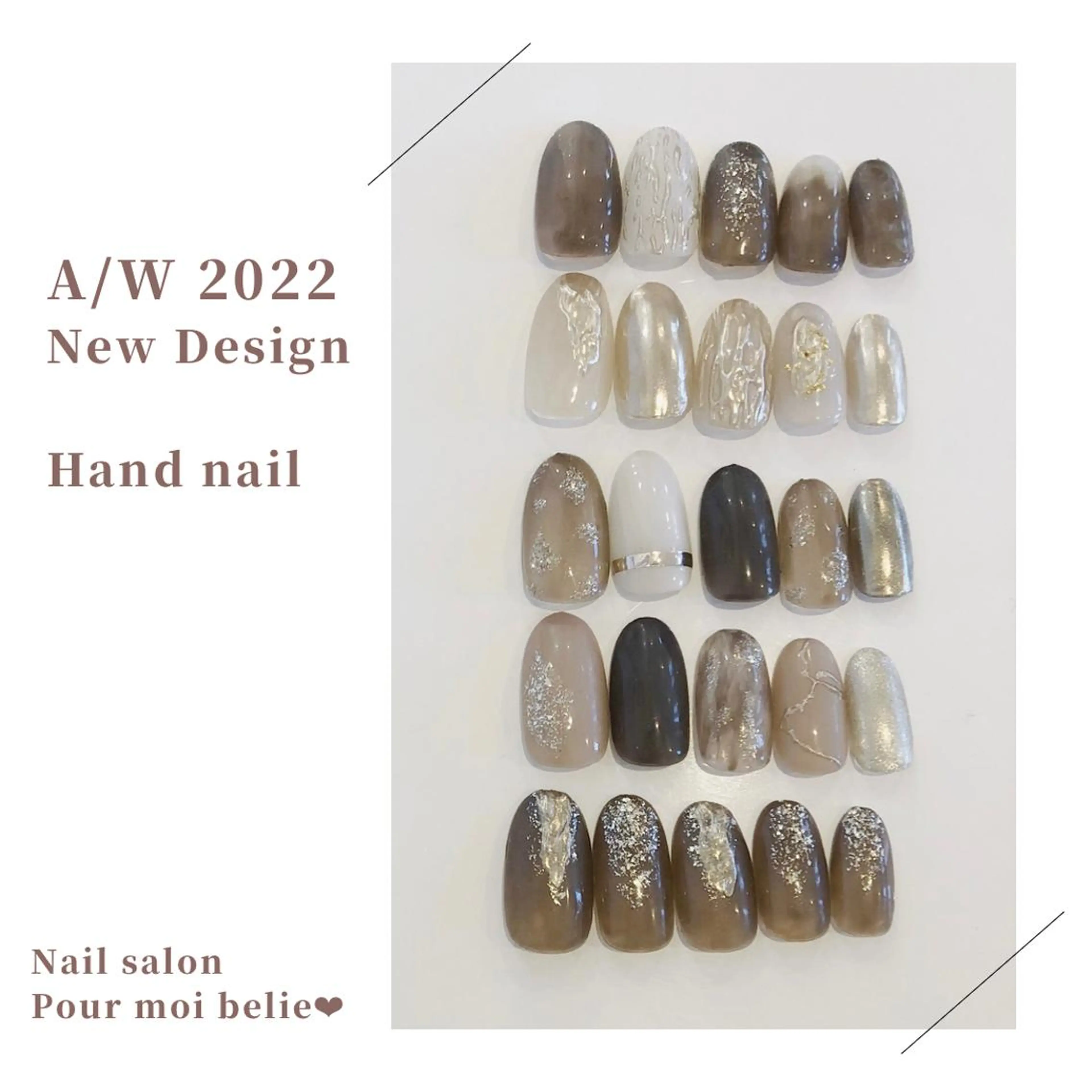 ネイル ハンドネイル 【岐阜💅🏻】 オトナ可愛い🤍🪄のネイルデザイン