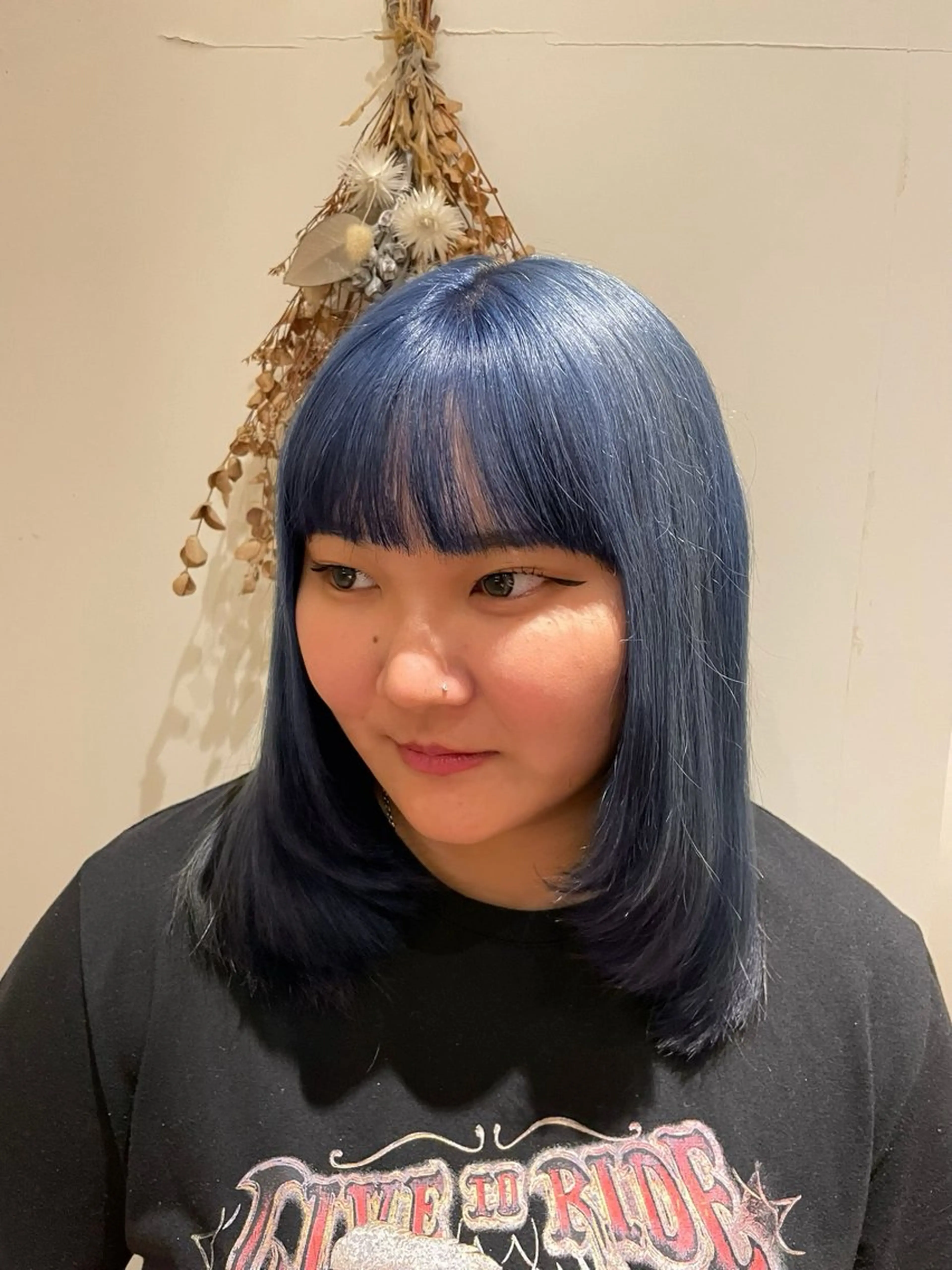 ミディアム 福岡 ゆうわのヘアスタイル