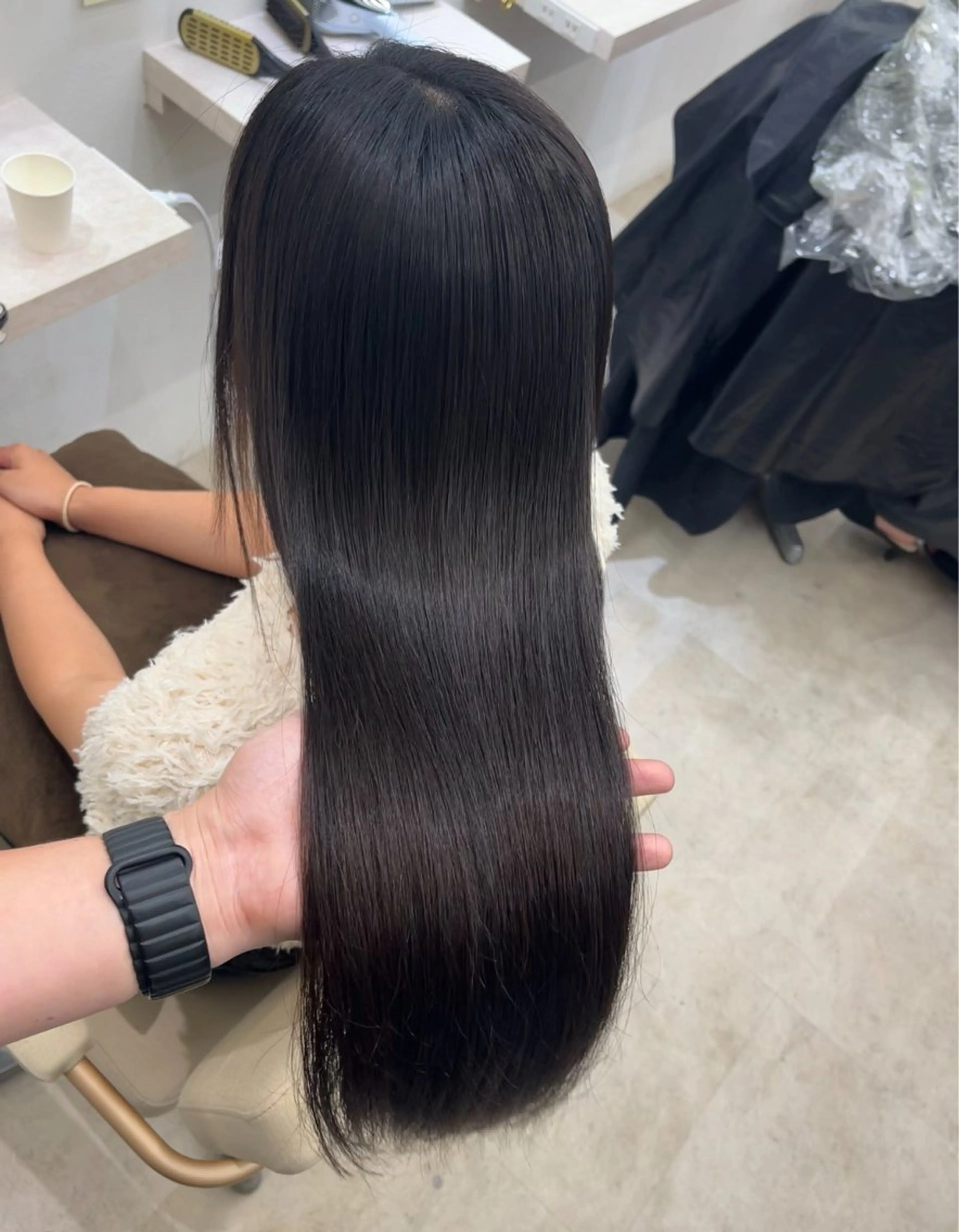 ロング 髪質改善/縮毛矯正 梅田茶屋町/西尾祐作のヘアスタイル