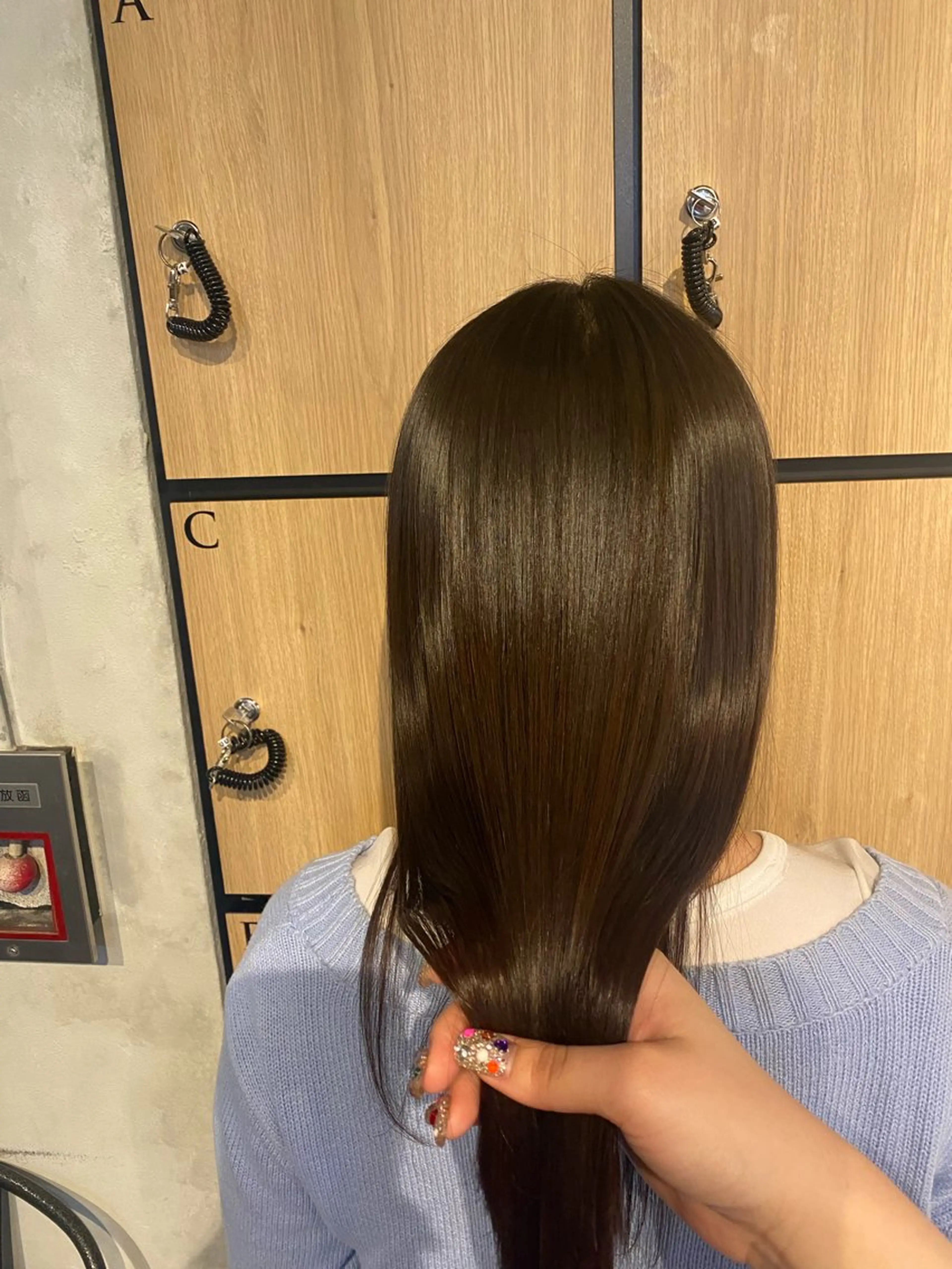 ロング カット ヘアカラー 縮毛矯正 髪質改善サロン 梅田/ヨナミネのヘアスタイル