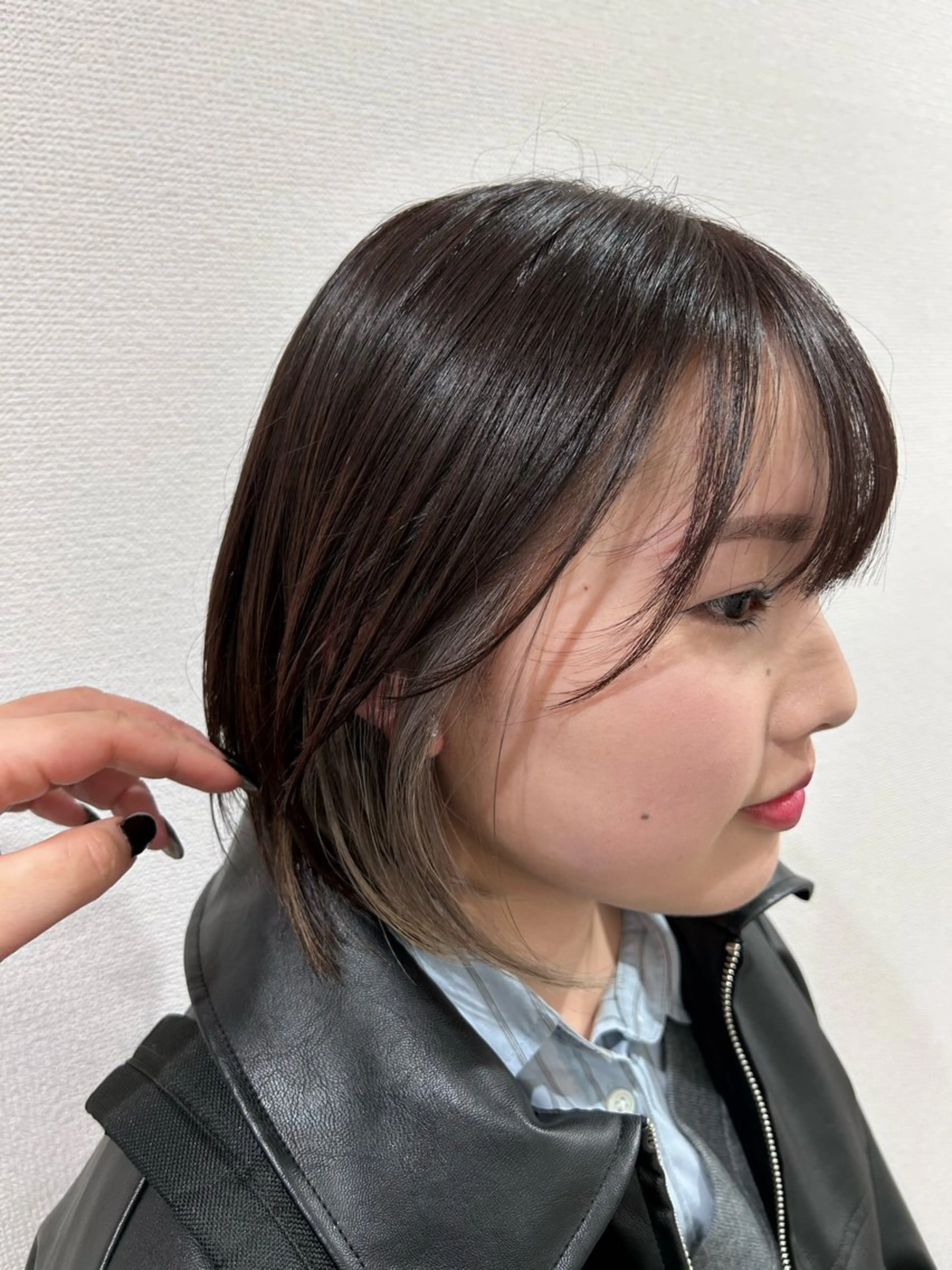 カラー ブルーカラー ブルーバイオレット シルバー バイオレットカラー レイヤー/ボブ/ パーマ/HARUKAのヘアスタイル