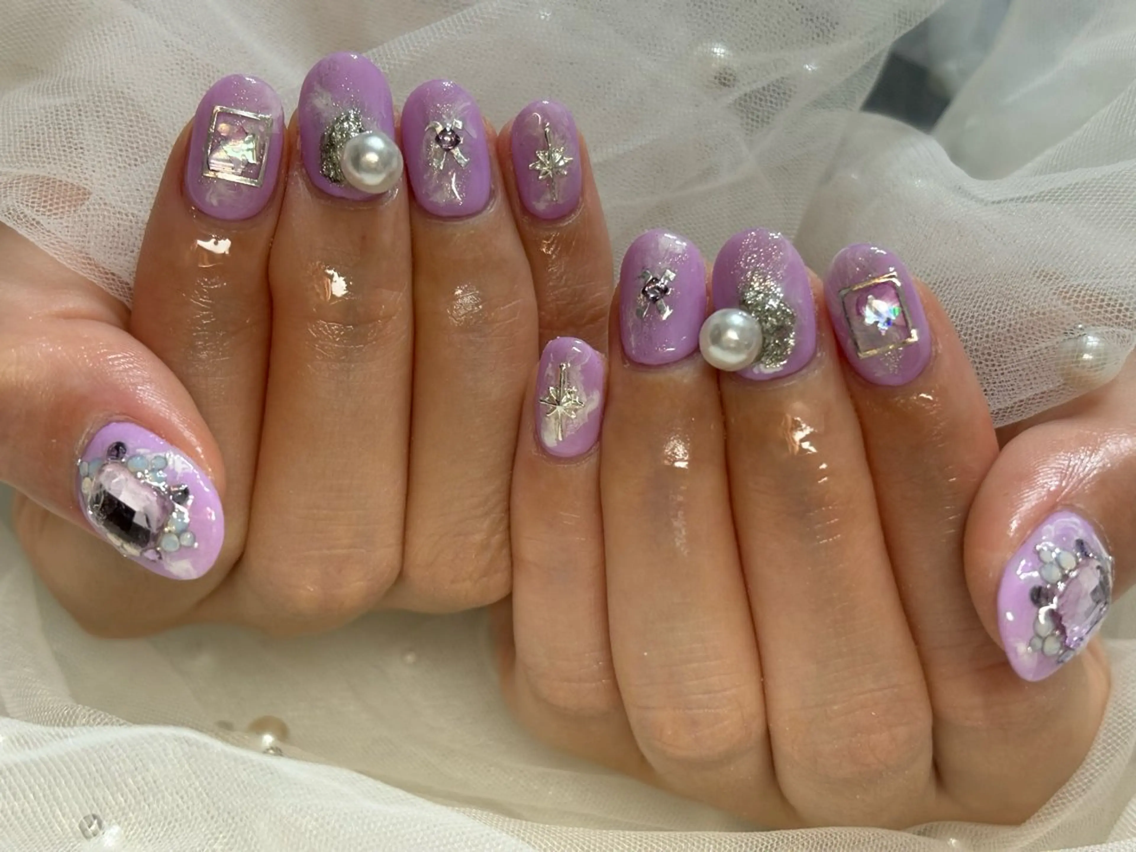 ネイル ハンドネイル フットネイル ✴︎ Delightのネイルデザイン