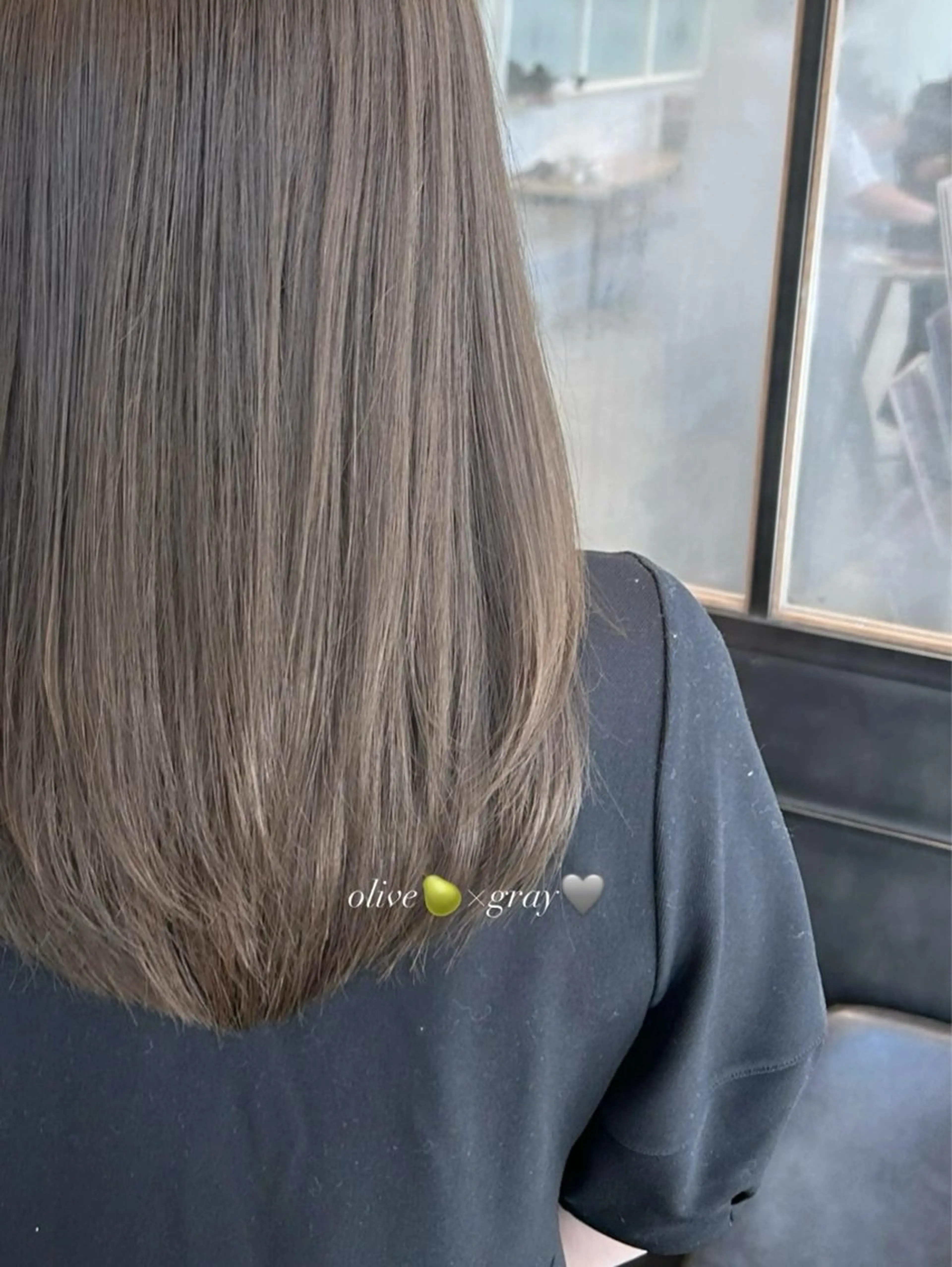 ロング カット 縮毛矯正 透明感カラー♡ Mahoのヘアスタイル