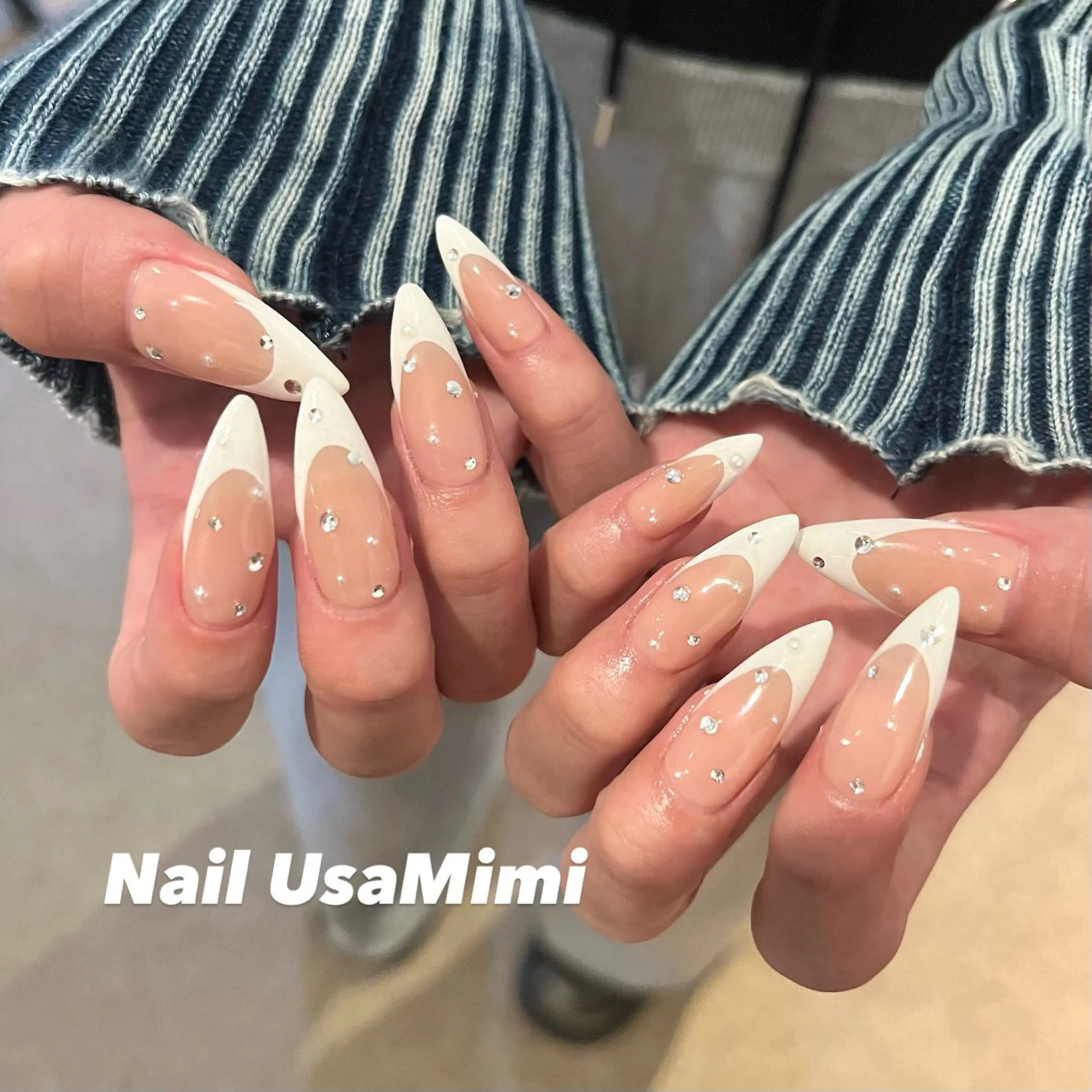 ネイル フレンチネイル ハンドネイル Nail Usa Mimi ASAKOのネイルデザイン