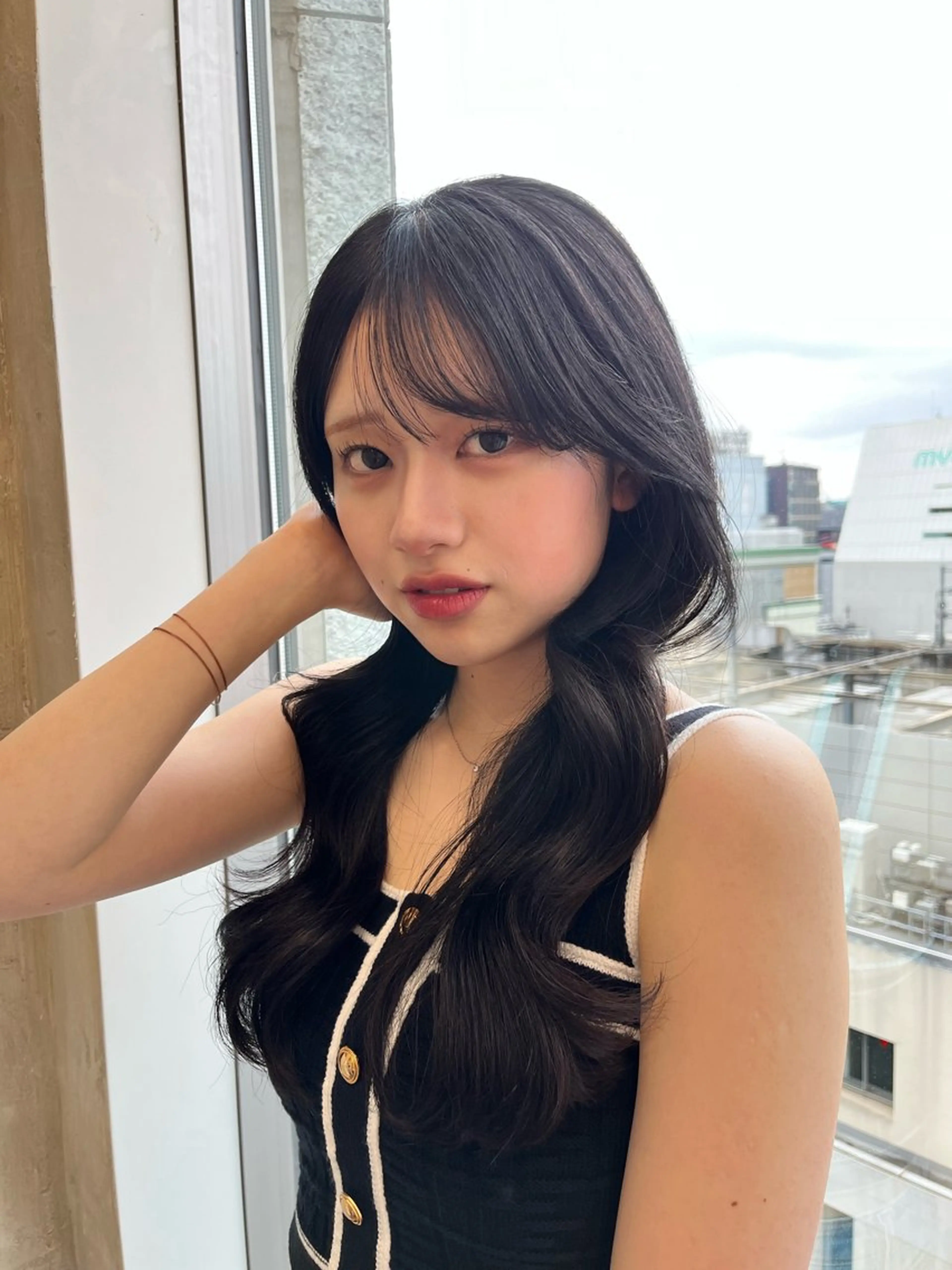 カット+髪質改善inケアカラー+マイクロバブル+3stepトリートメント+超音波アイロンの写真