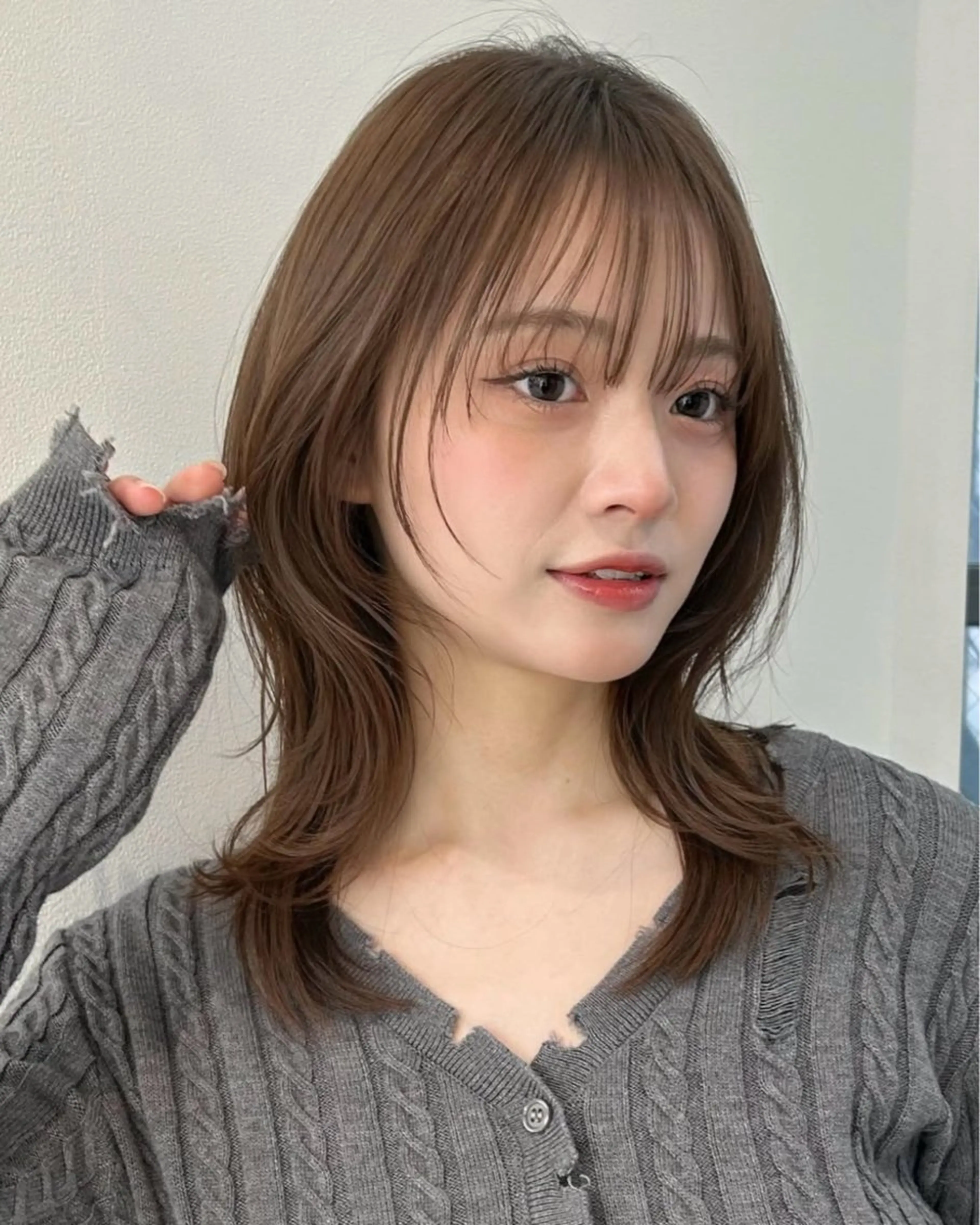 ミディアム カット ヘアカラー Unami  / RIZUMUのヘアスタイル