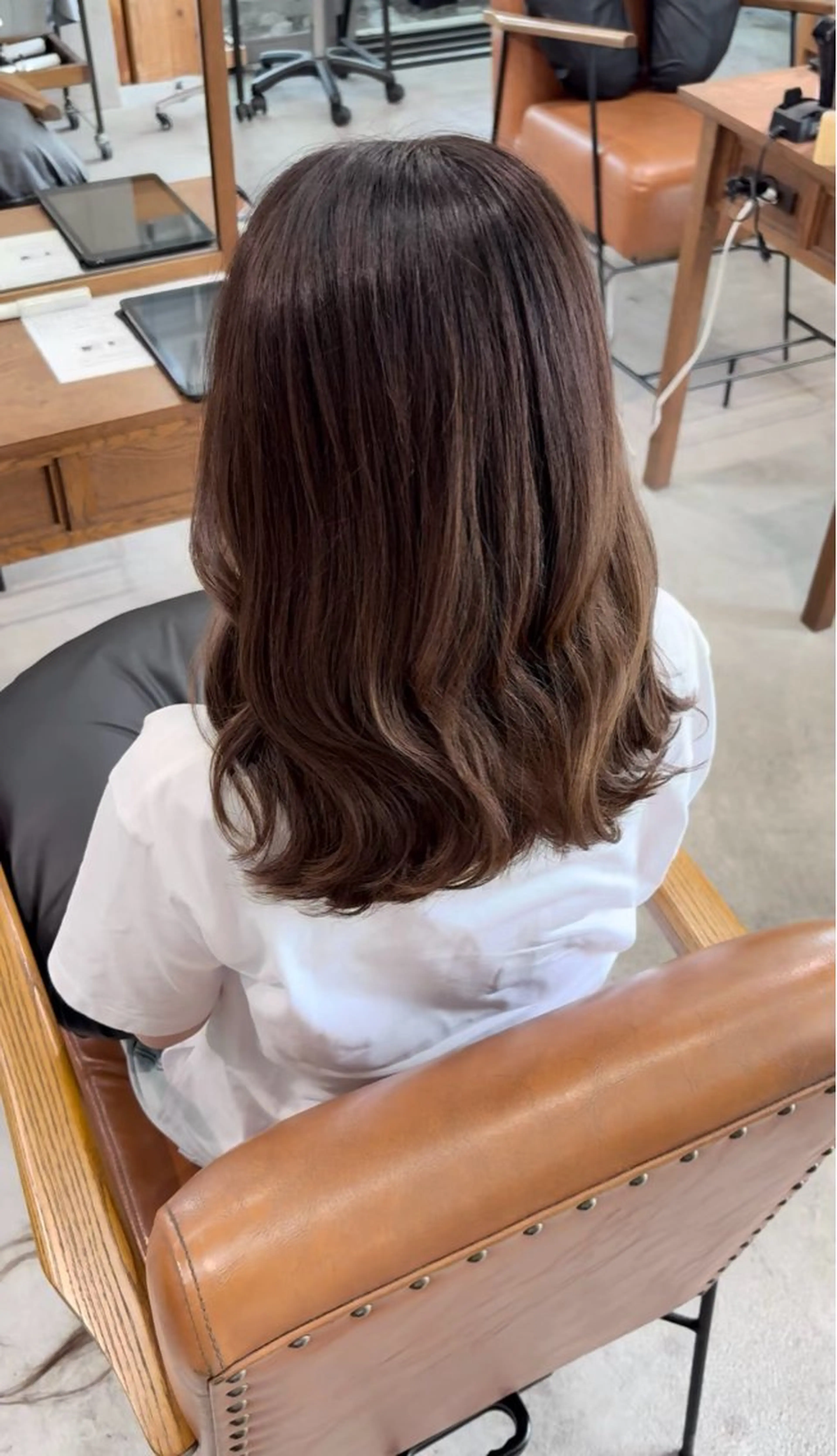 ミディアム カット ヘアカラー トリートメント SONO 【一宮】のヘアスタイル